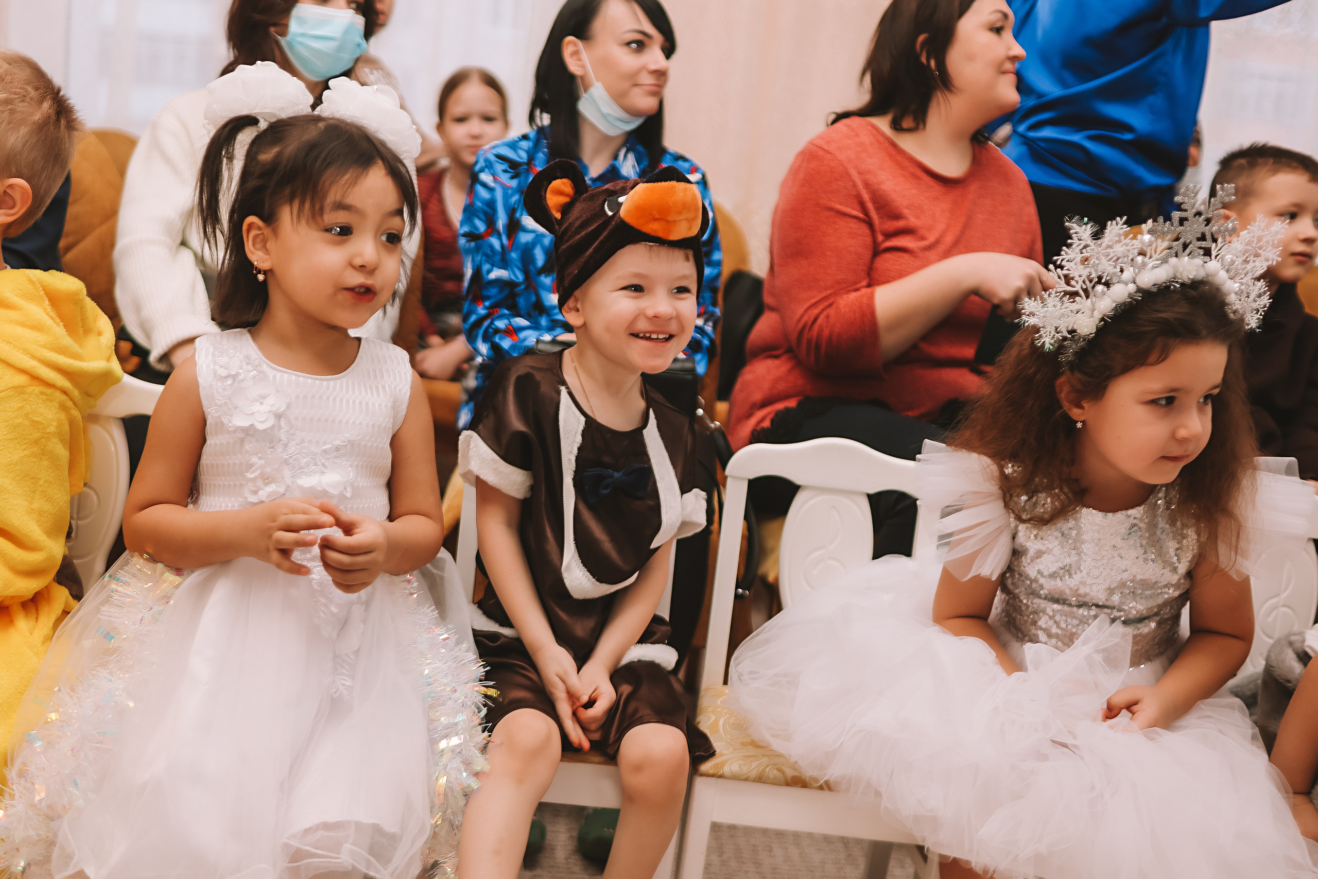 Репортаж новогоднего утренника. Семейный фотограф Тюмень, фотограф на роды Салмина Мария