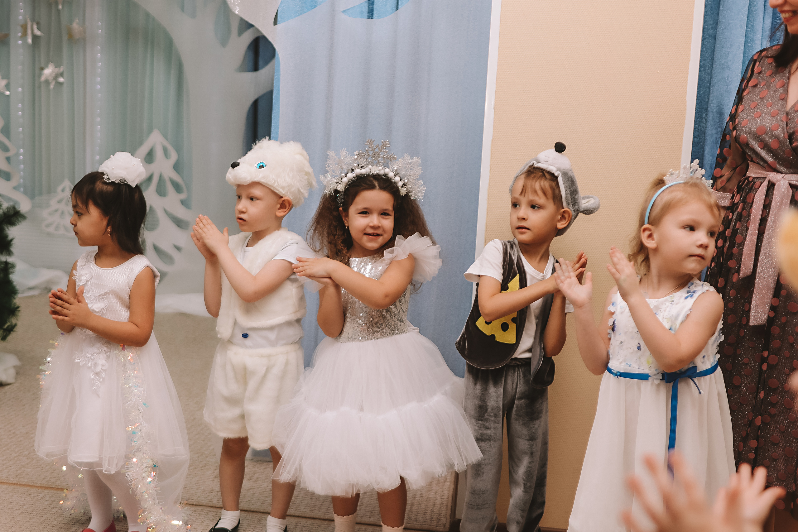 Репортаж новогоднего утренника. Семейный фотограф Тюмень, фотограф на роды Салмина Мария