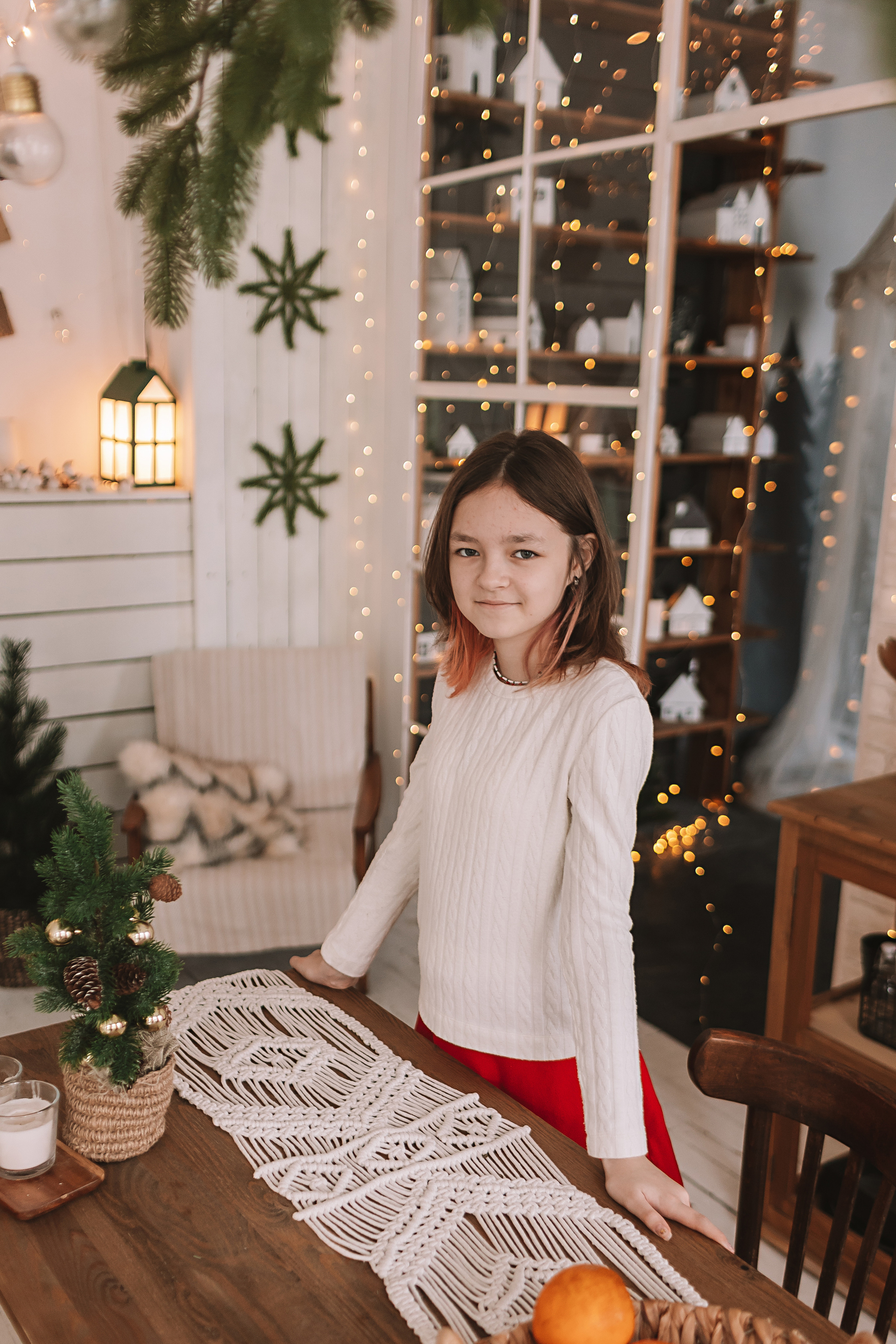 Новогодняя школьная в студии. Семейный фотограф Тюмень, фотограф на роды Салмина Мария