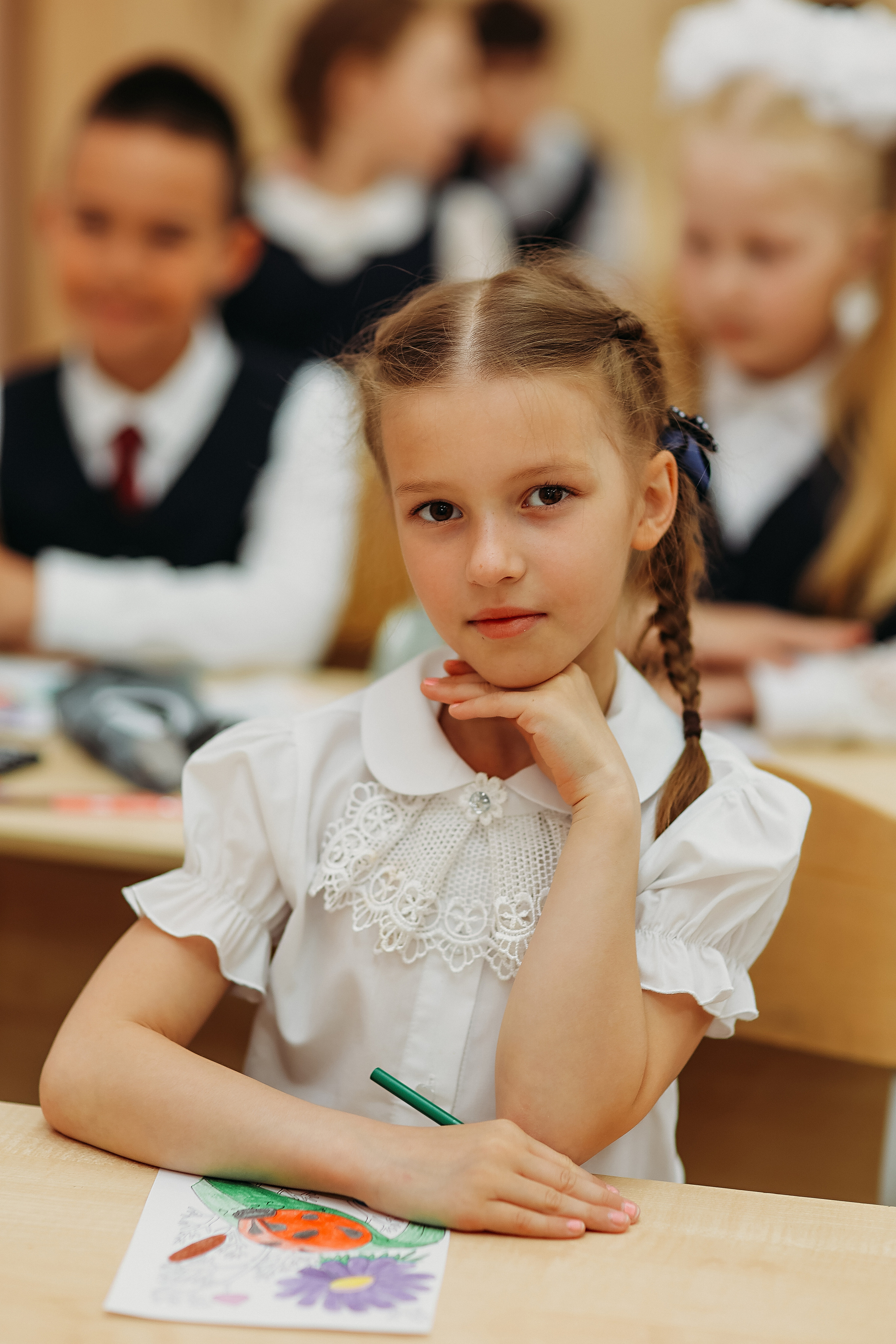 2 класс. Семейный фотограф Тюмень, фотограф на роды Салмина Мария