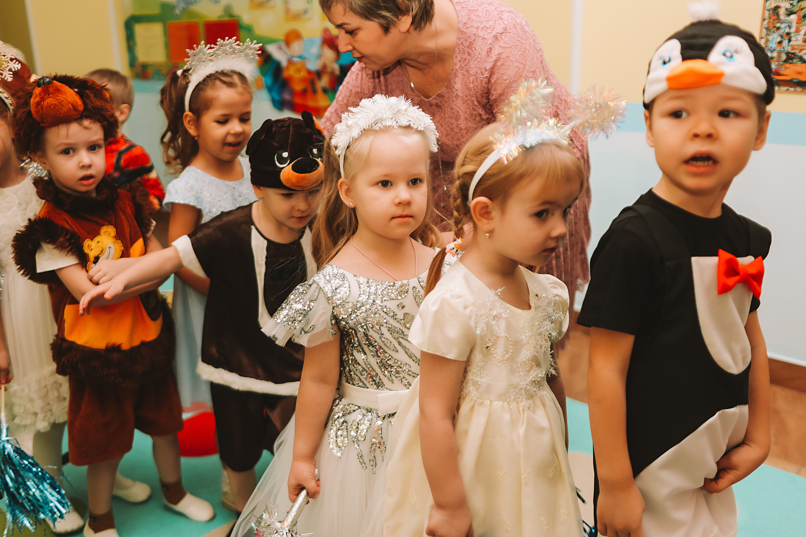 Репортаж новогоднего утренника. Семейный фотограф Тюмень, фотограф на роды Салмина Мария