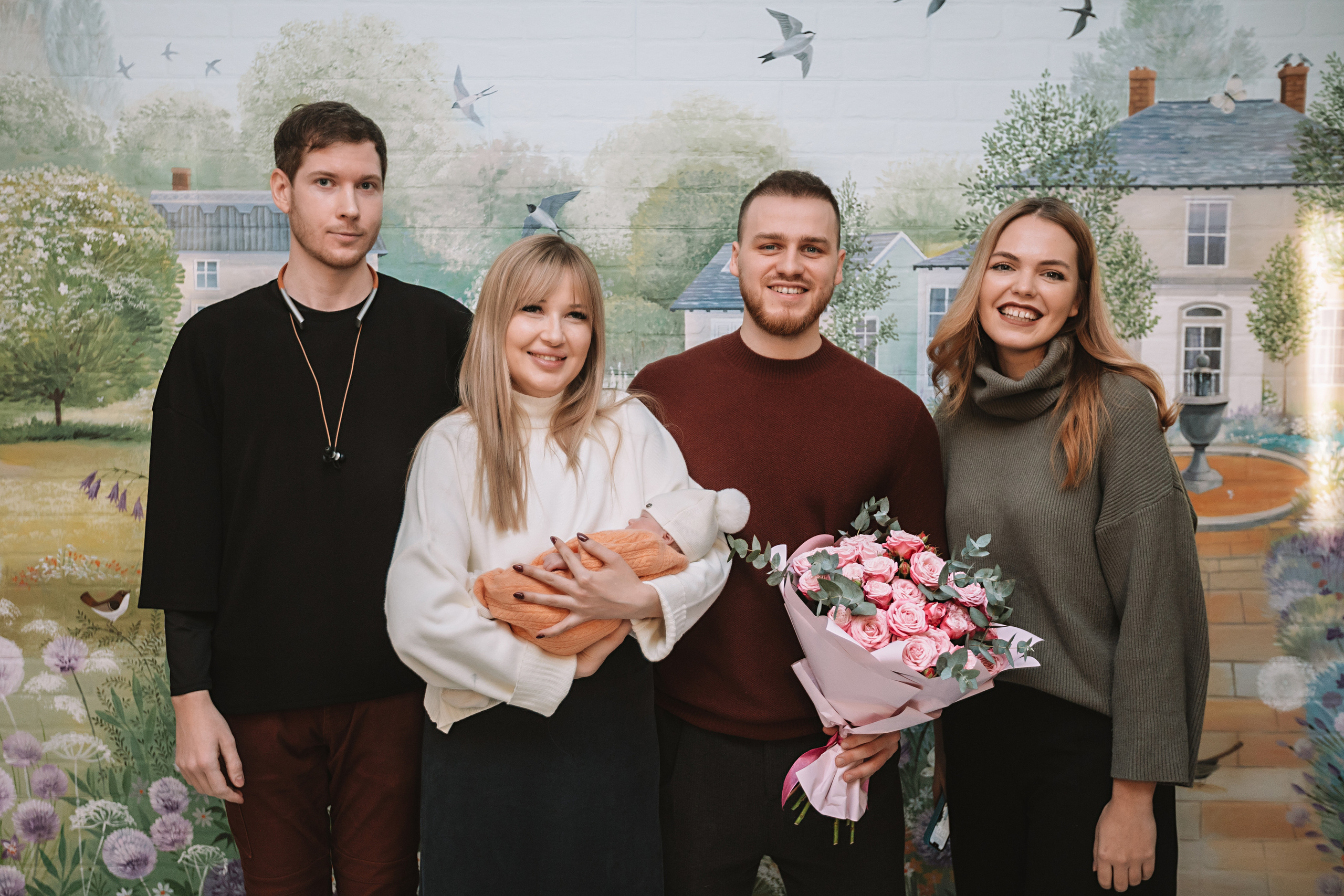 Выписка Мать и Дитя. Семейный фотограф Тюмень, фотограф на роды Салмина Мария