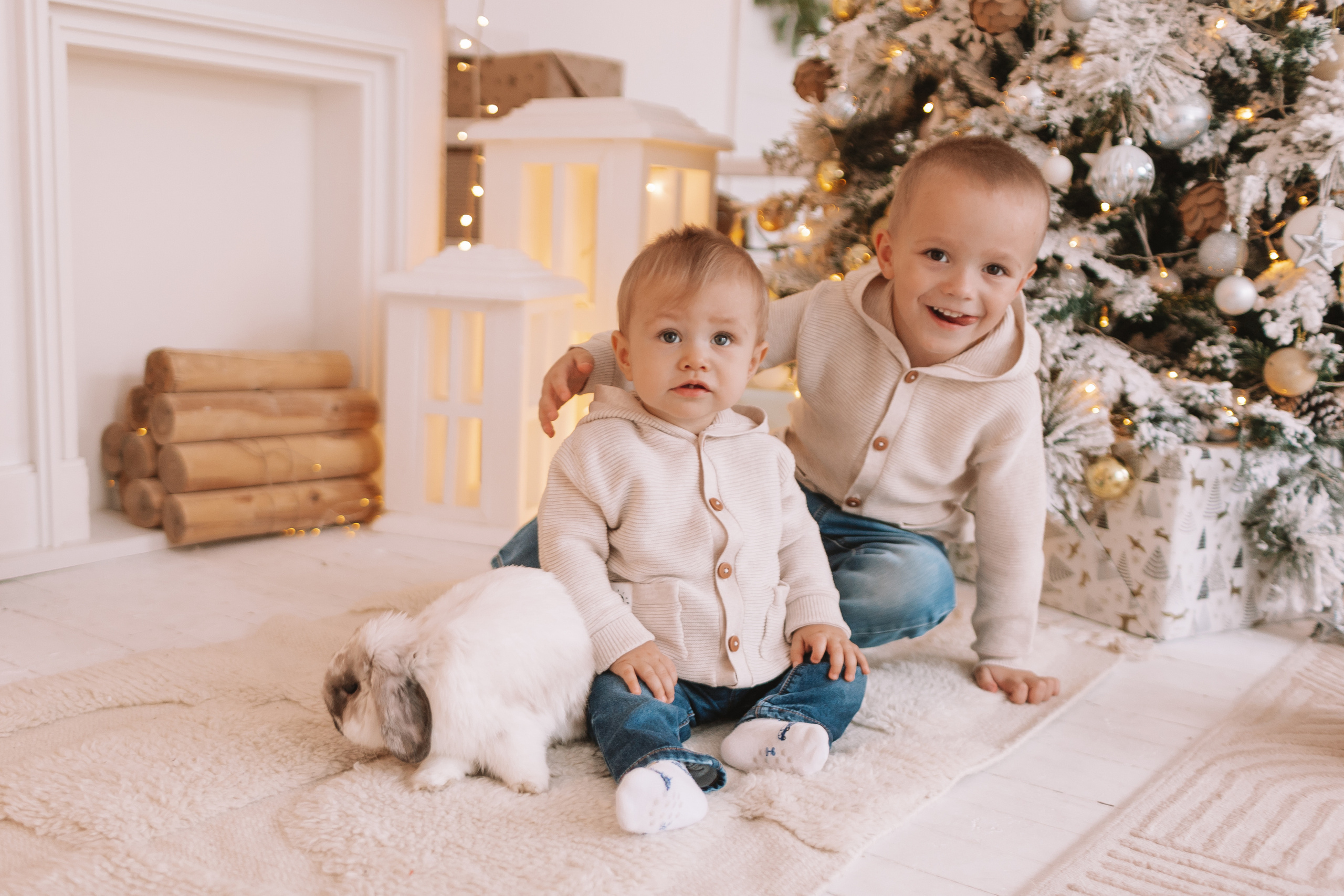 Студия Рояль (новогодняя). Семейный фотограф Тюмень, фотограф на роды Салмина Мария