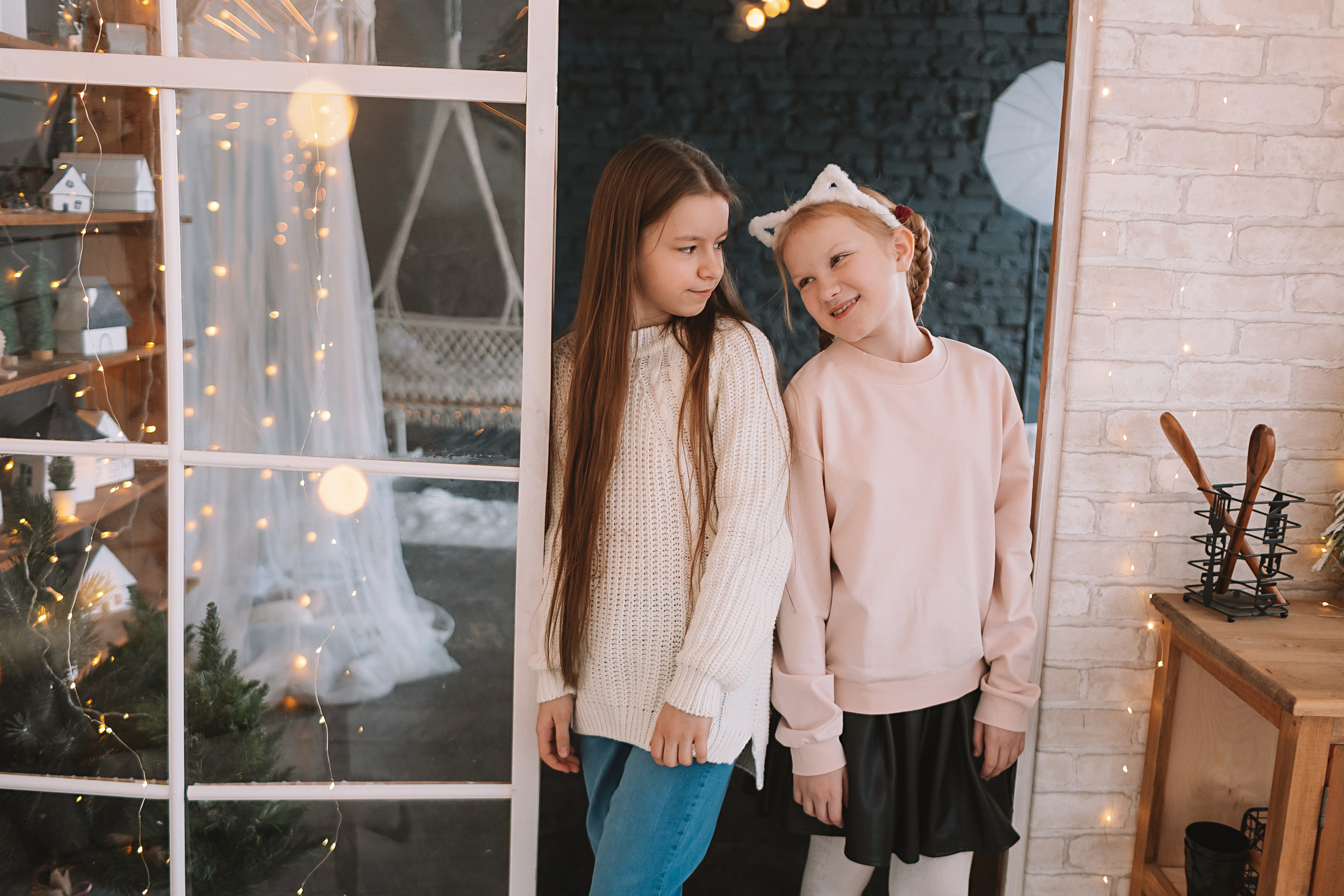 Новогодняя школьная в студии. Семейный фотограф Тюмень, фотограф на роды Салмина Мария