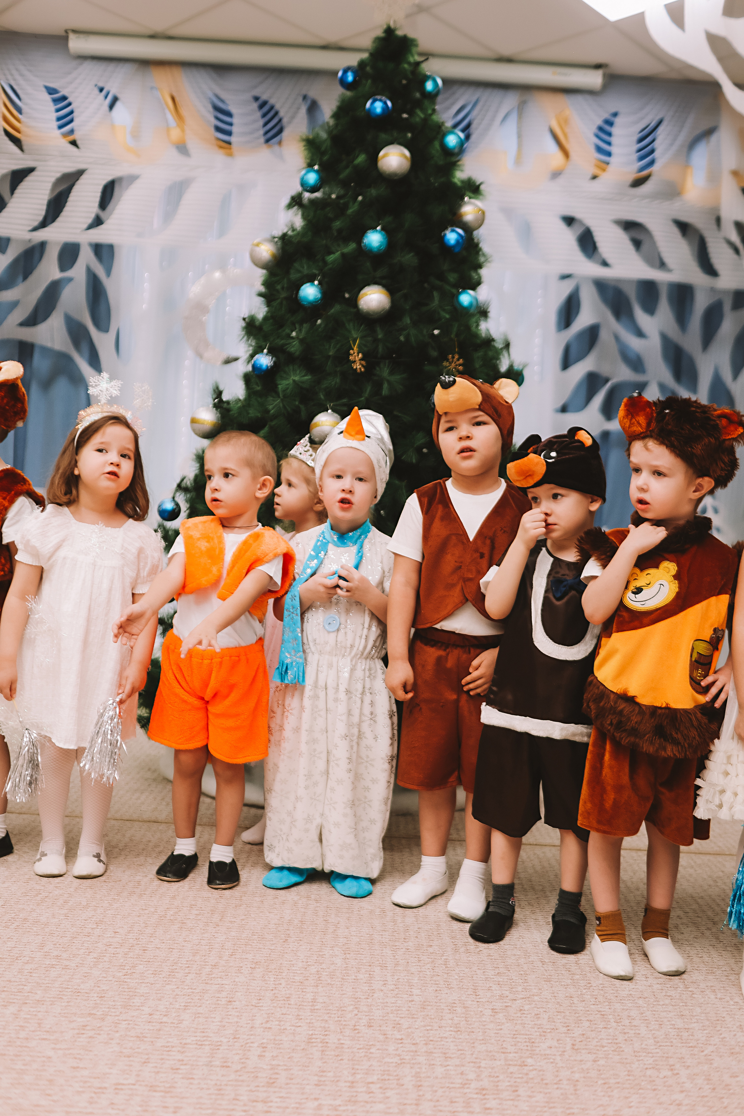 Репортаж новогоднего утренника. Семейный фотограф Тюмень, фотограф на роды Салмина Мария