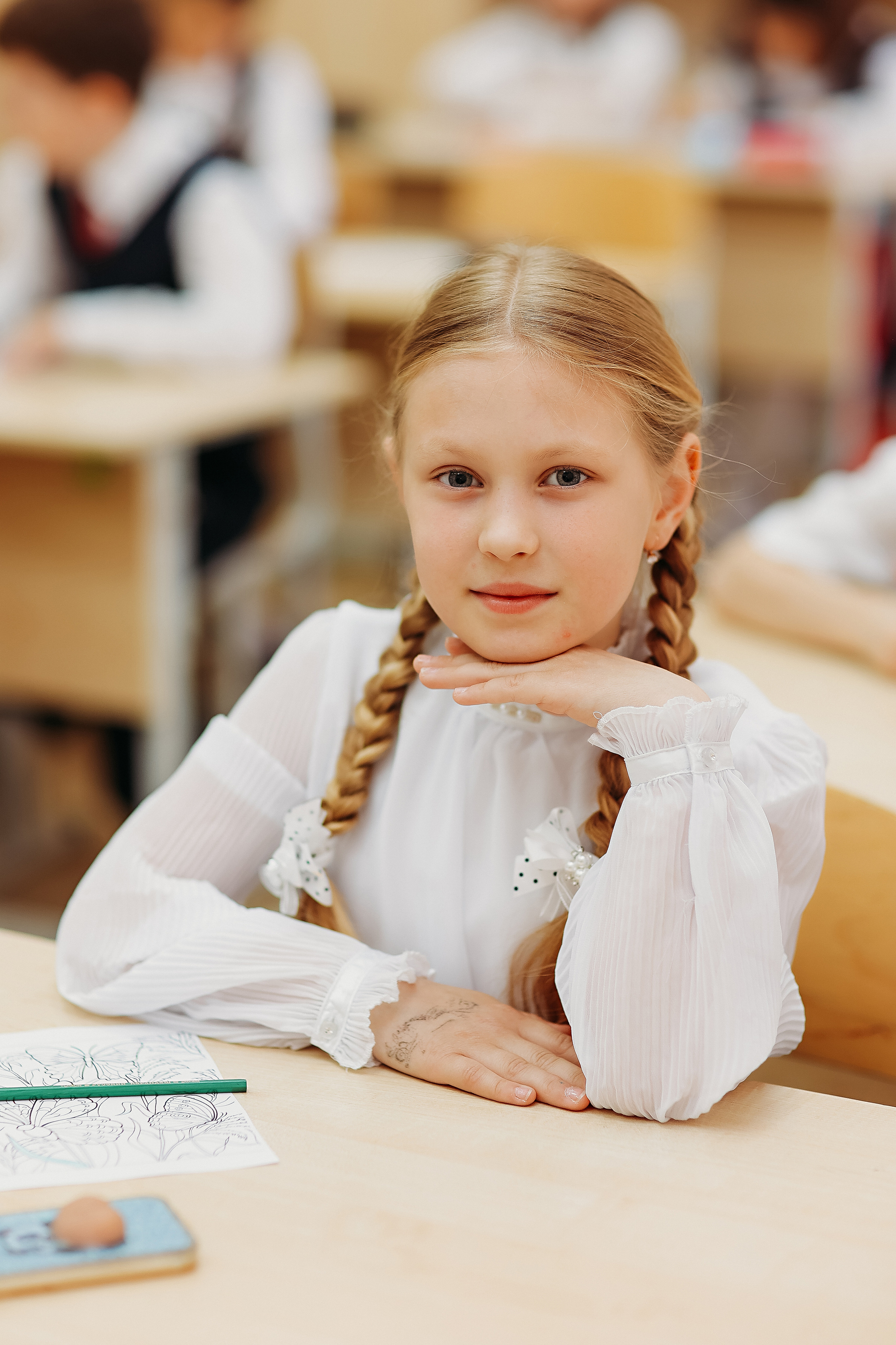 2 класс. Семейный фотограф Тюмень, фотограф на роды Салмина Мария