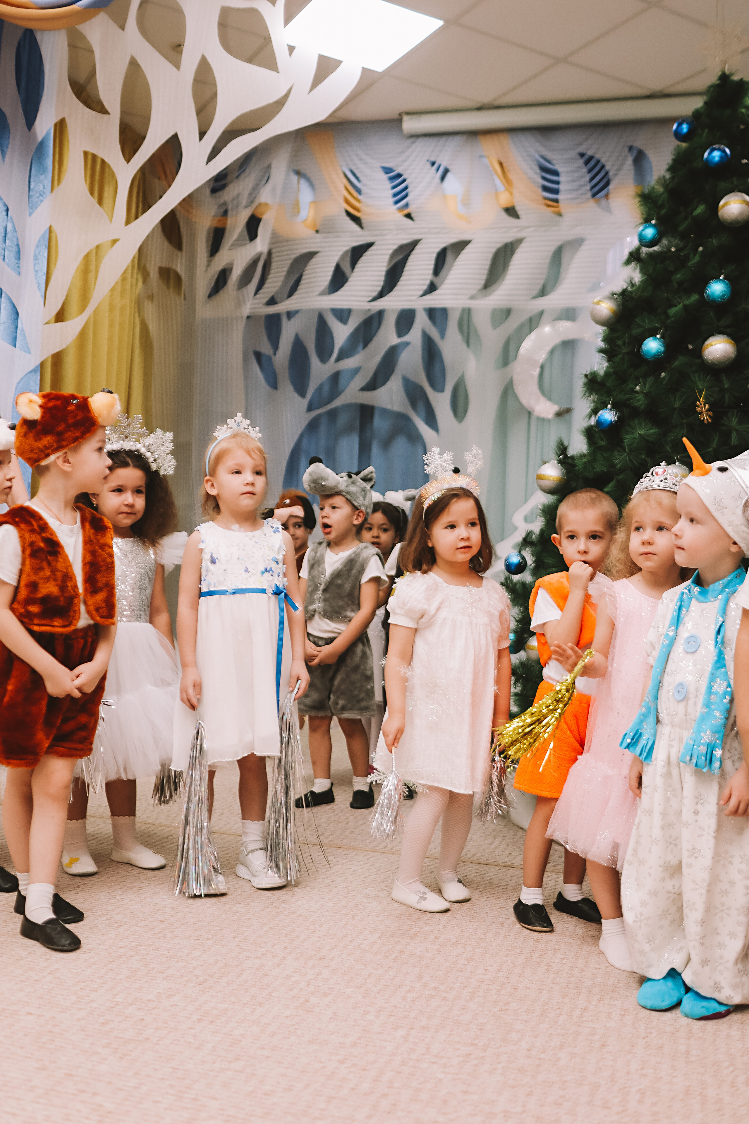 Репортаж новогоднего утренника. Семейный фотограф Тюмень, фотограф на роды Салмина Мария