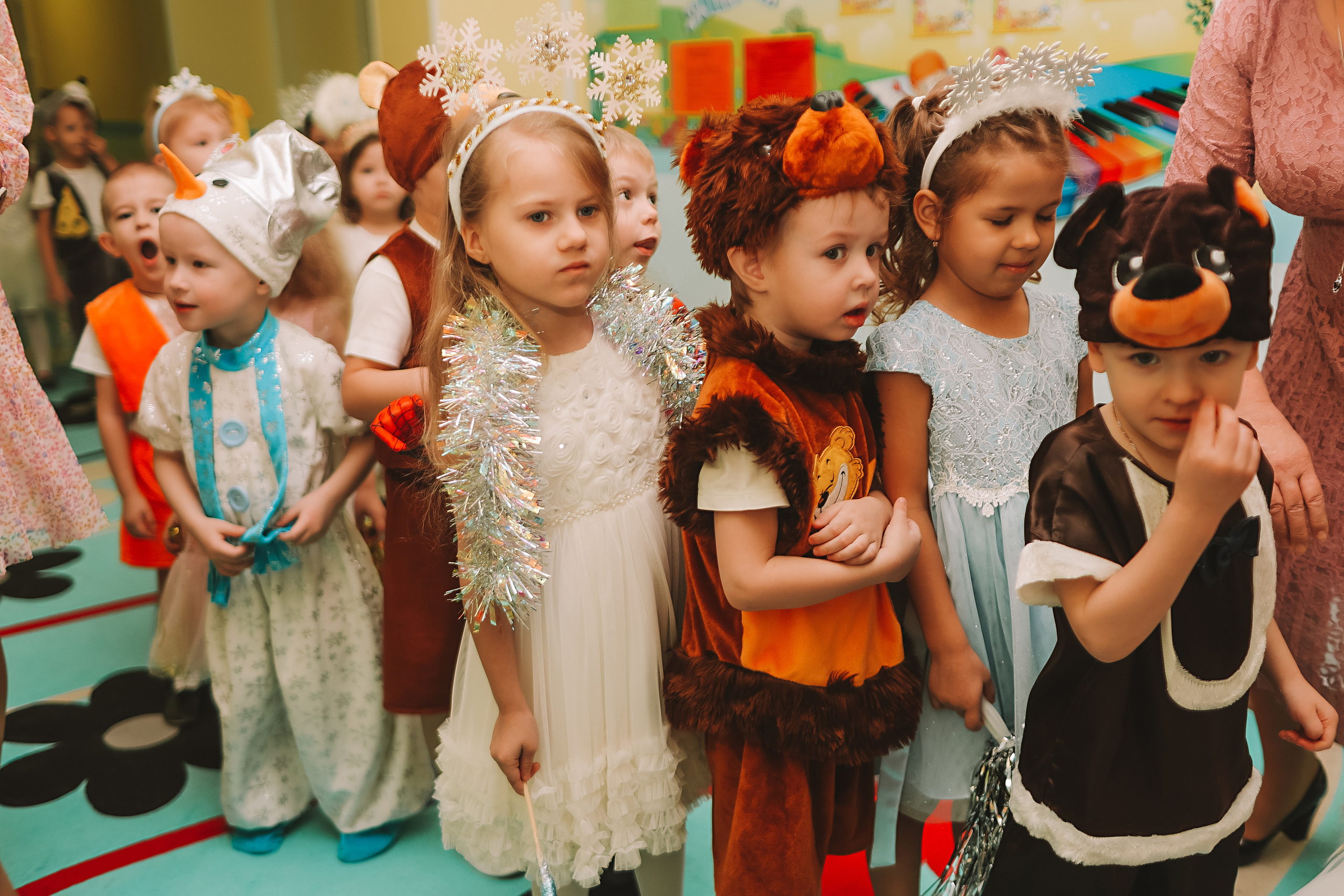 Репортаж новогоднего утренника. Семейный фотограф Тюмень, фотограф на роды Салмина Мария