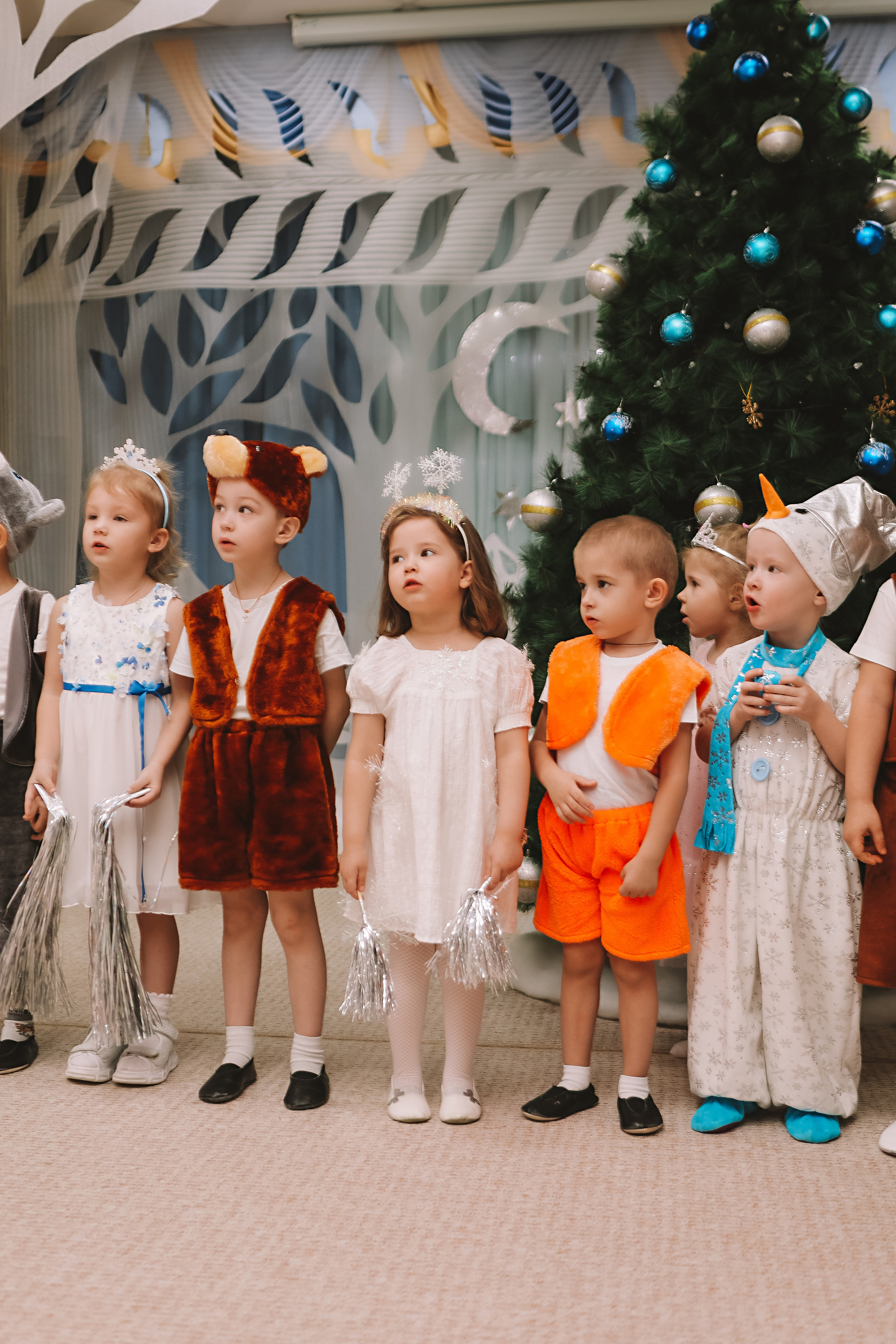 Репортаж новогоднего утренника. Семейный фотограф Тюмень, фотограф на роды Салмина Мария