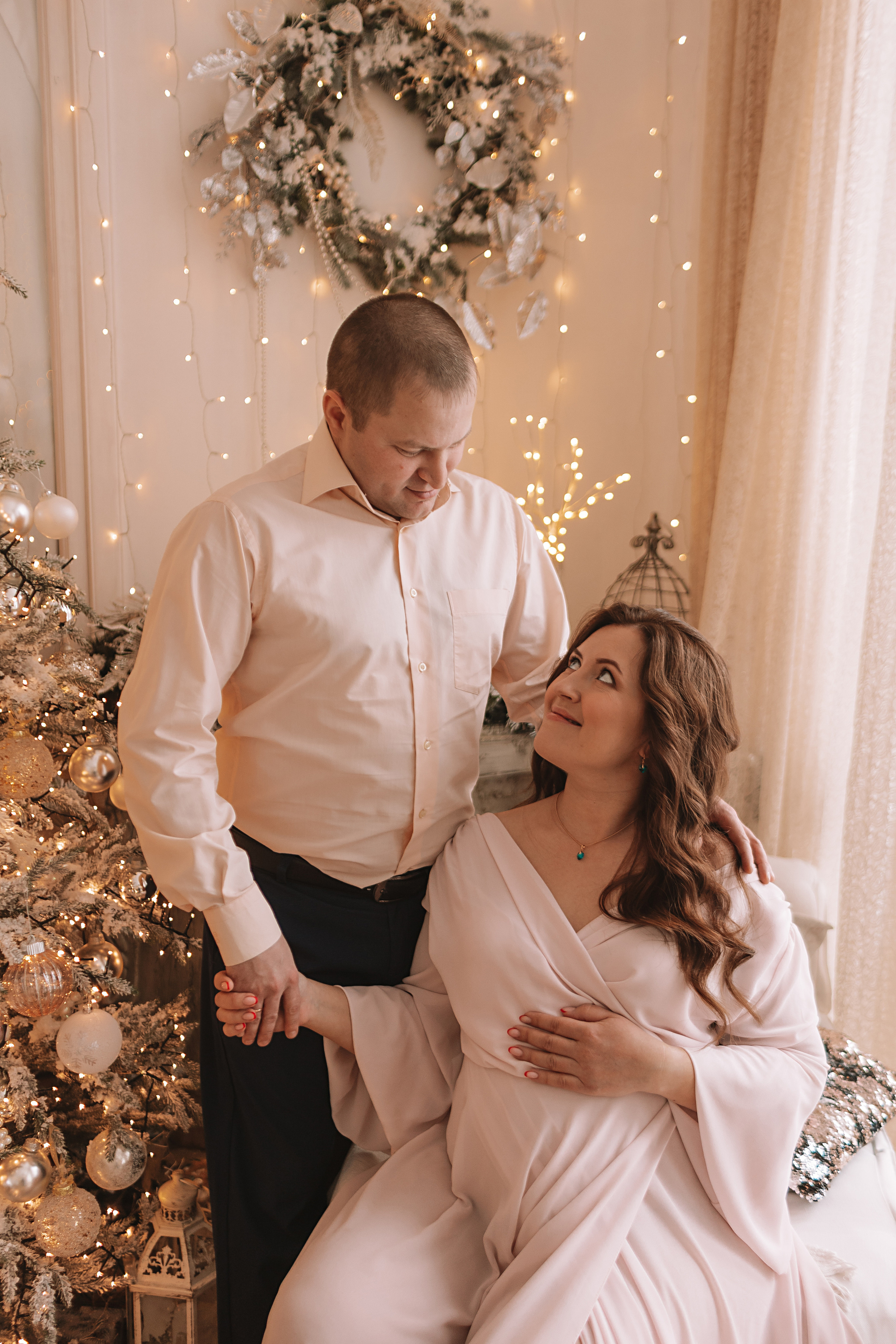 Студия Че (новогодняя). Семейный фотограф Тюмень, фотограф на роды Салмина Мария