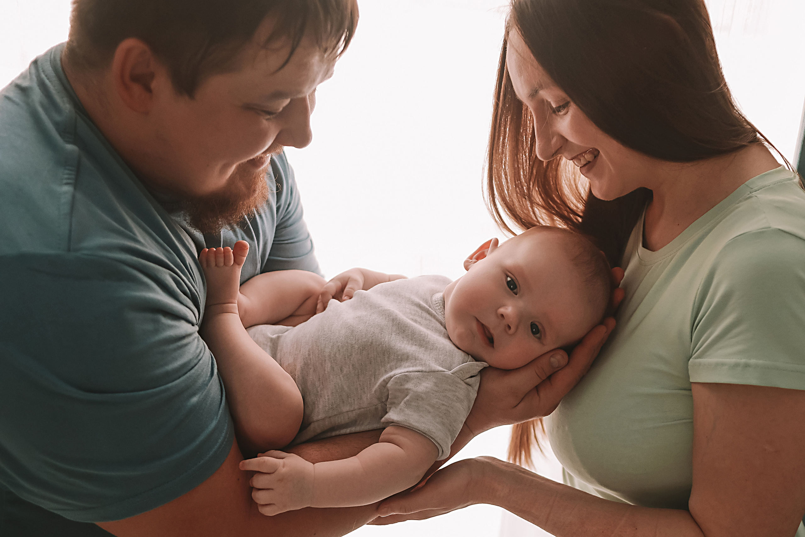 Захар, 3 месяца. Семейный фотограф Тюмень, фотограф на роды Салмина Мария