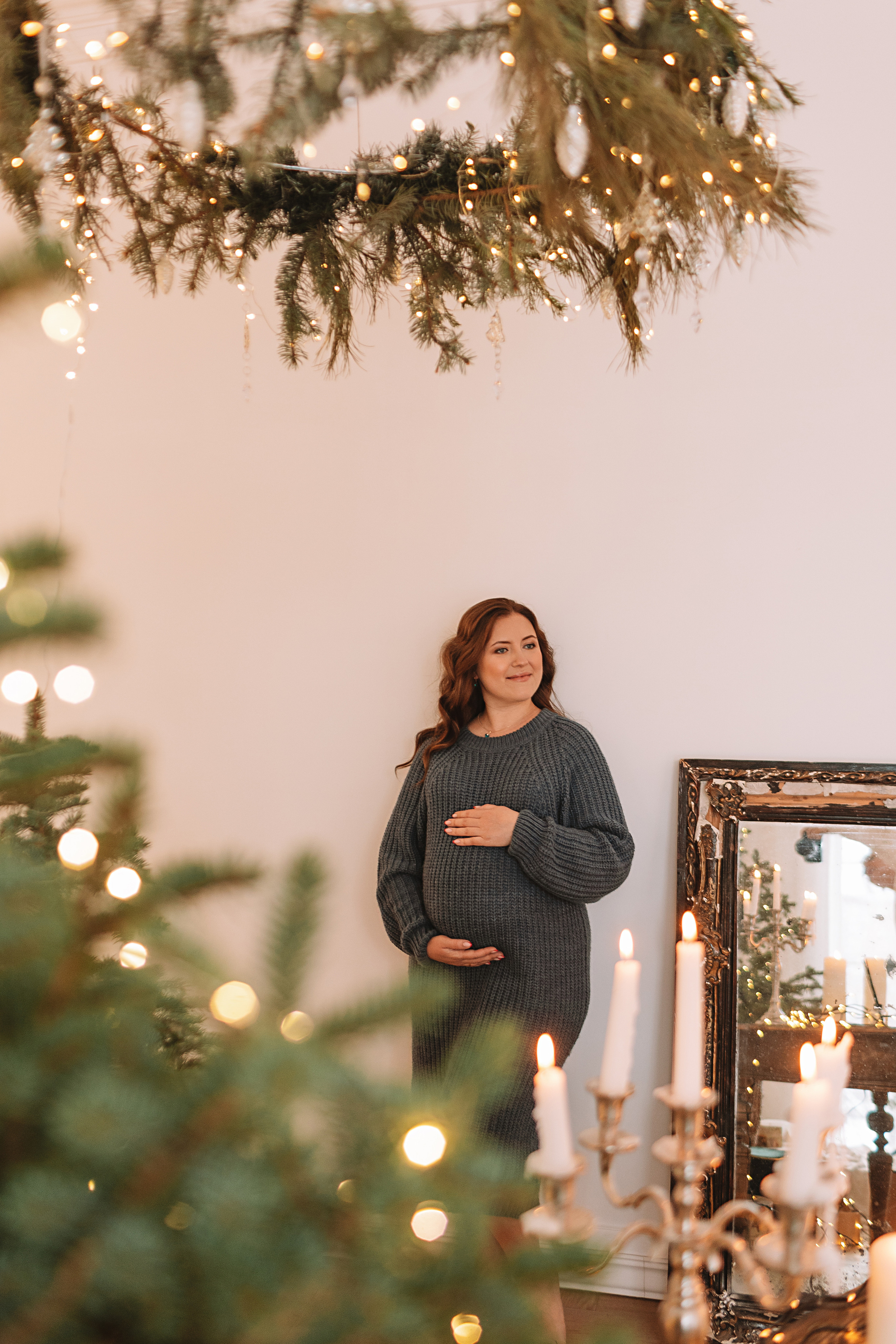 Студия Че (новогодняя). Семейный фотограф Тюмень, фотограф на роды Салмина Мария