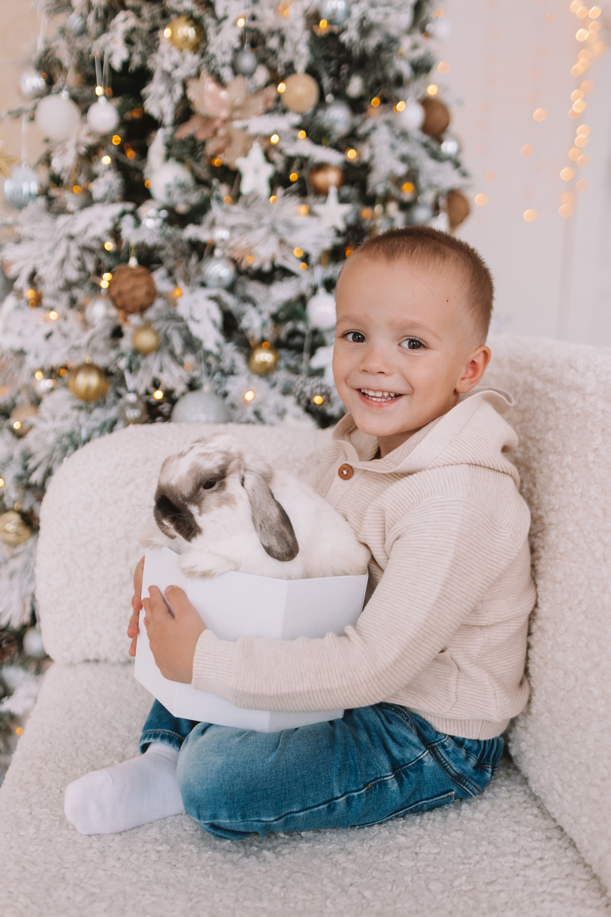 Студия Рояль (новогодняя). Семейный фотограф Тюмень, фотограф на роды Салмина Мария