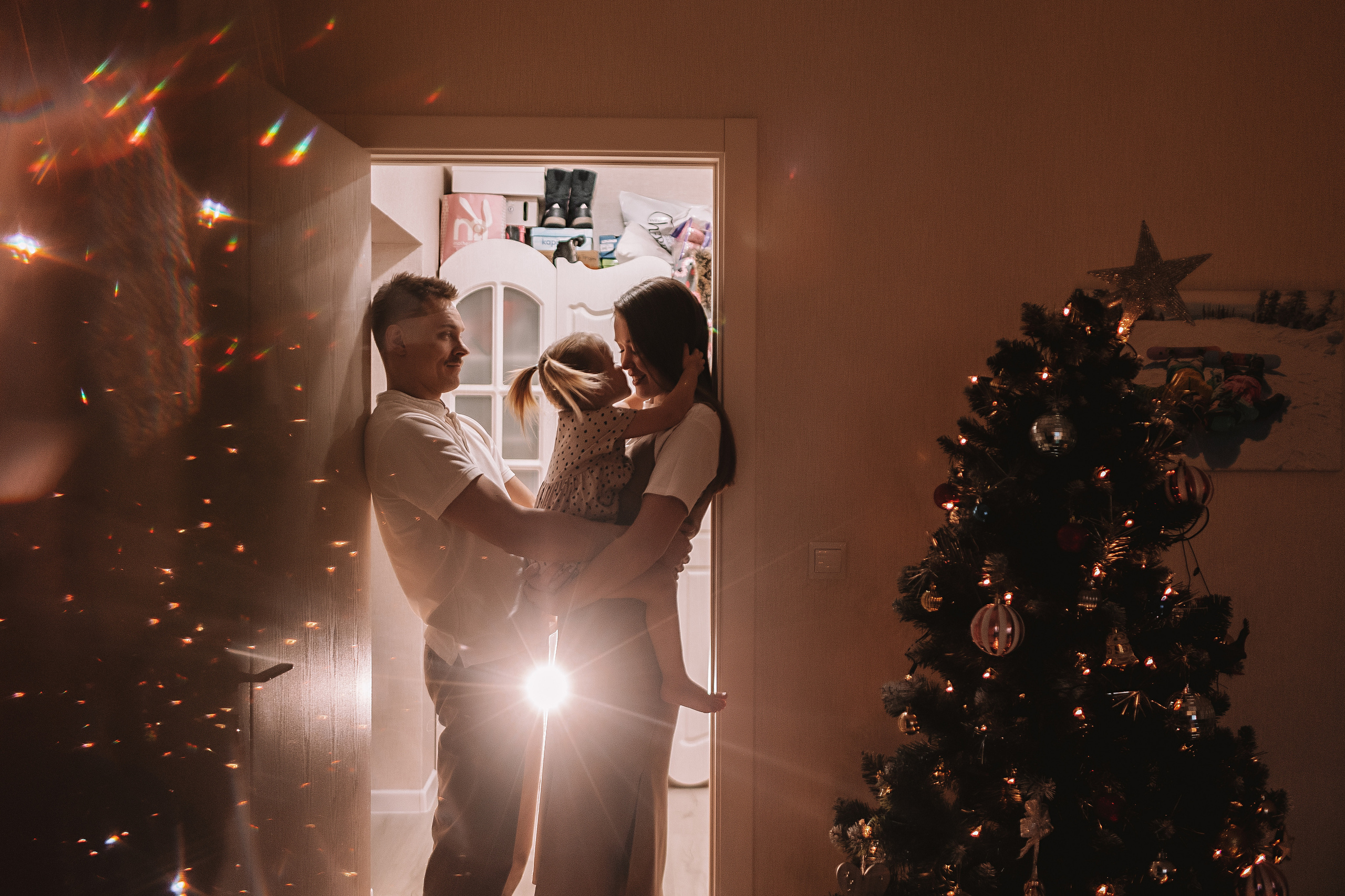 Новогодняя. Семейный фотограф Тюмень, фотограф на роды Салмина Мария
