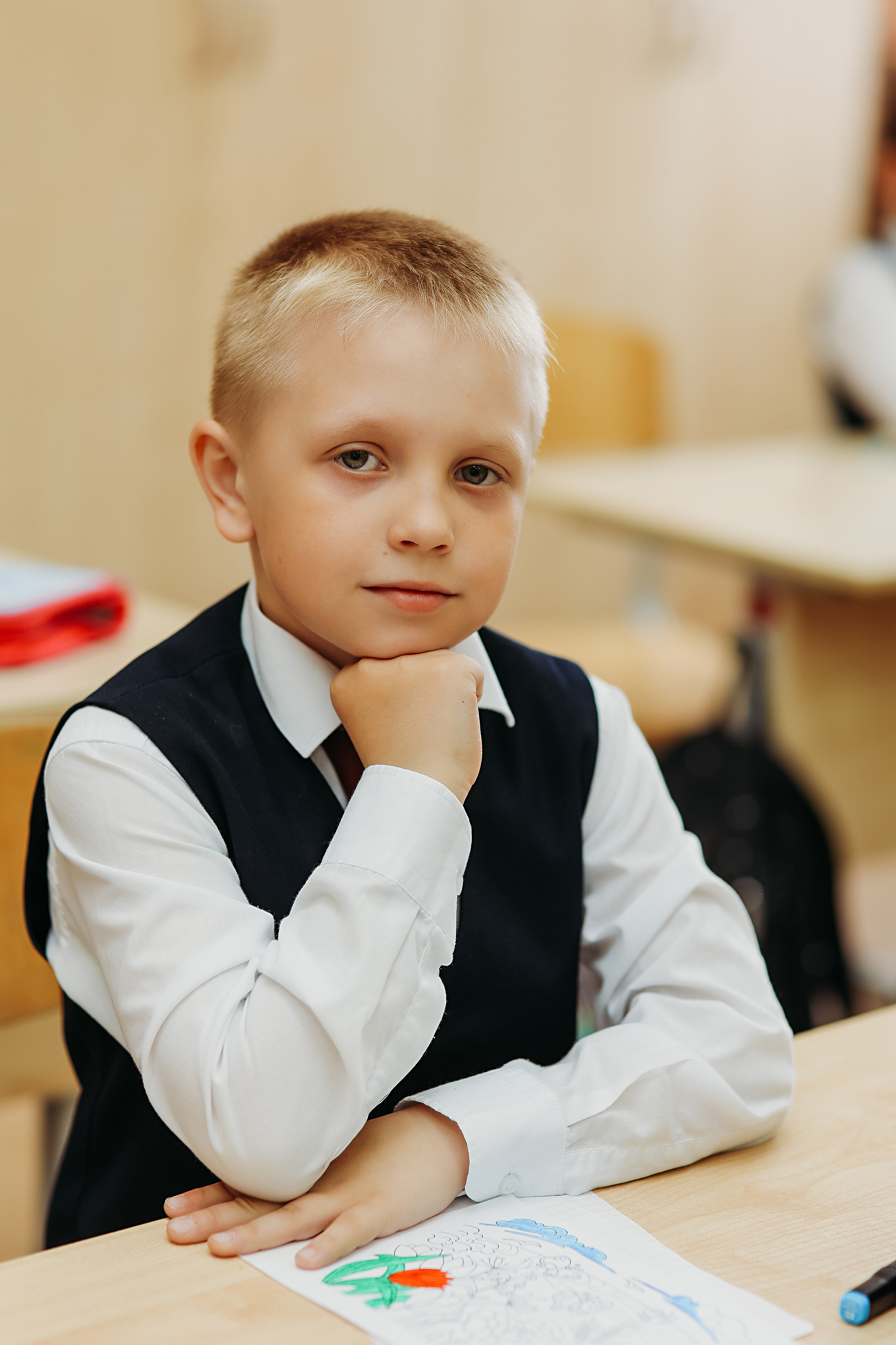 2 класс. Семейный фотограф Тюмень, фотограф на роды Салмина Мария