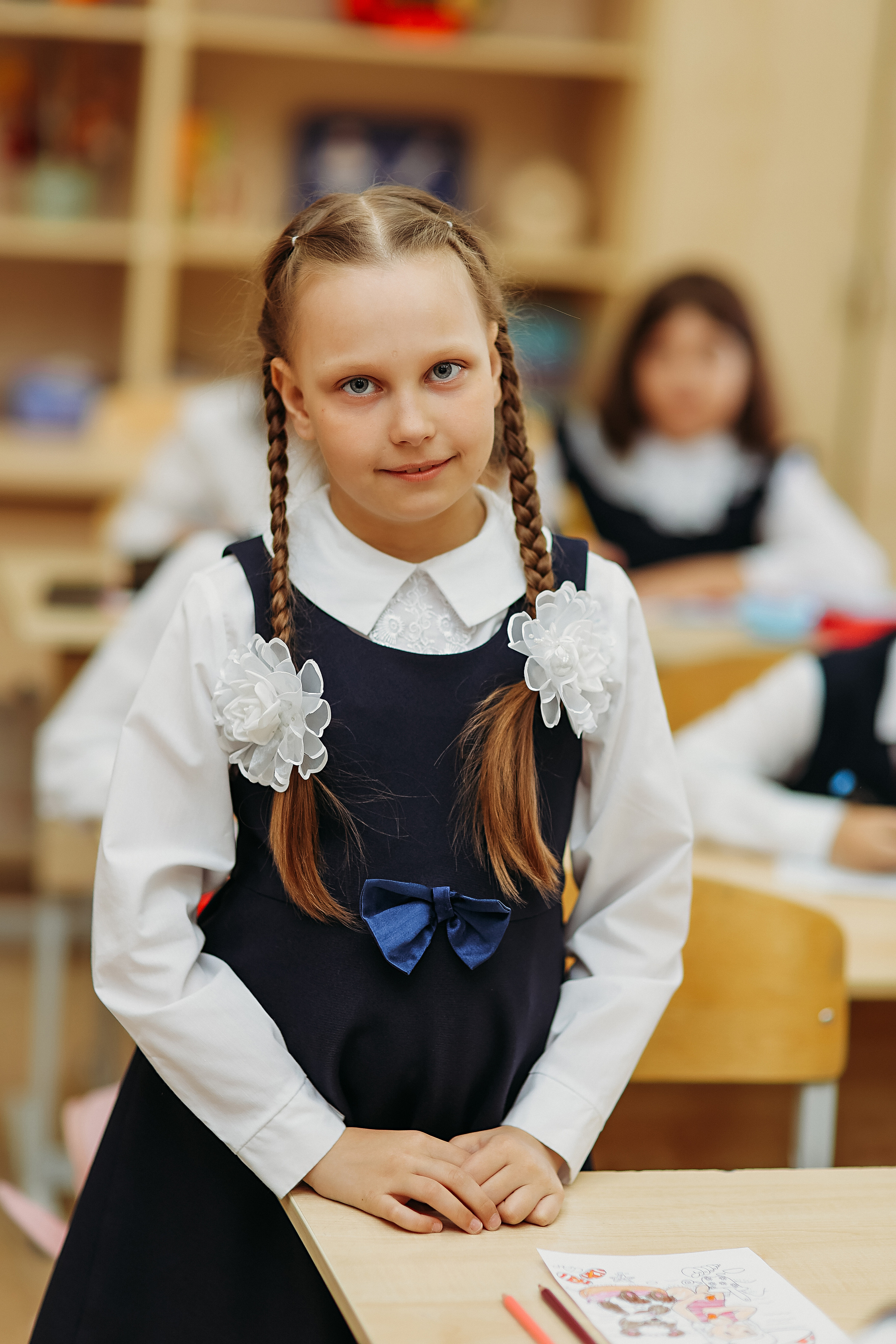 2 класс. Семейный фотограф Тюмень, фотограф на роды Салмина Мария