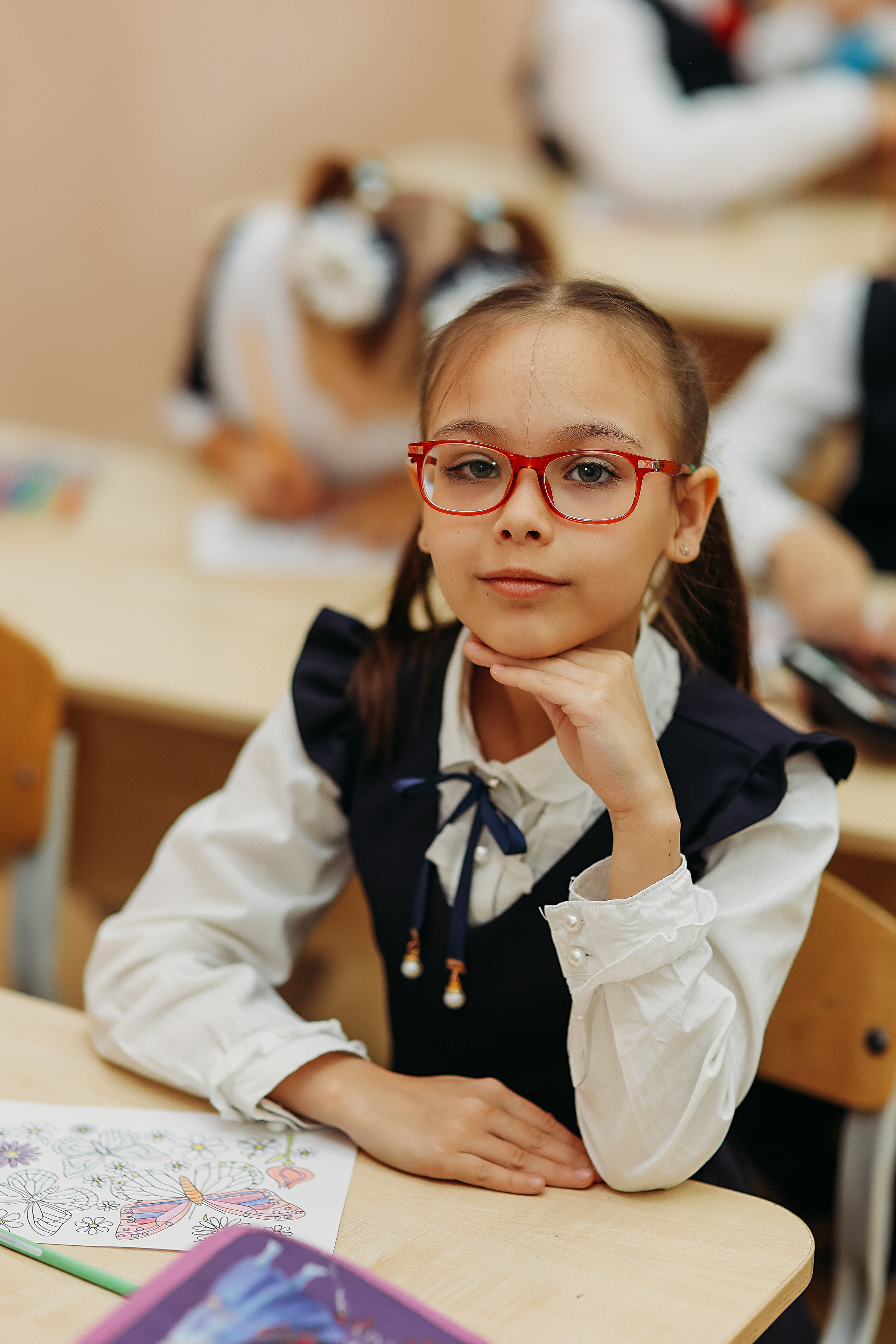 2 класс. Семейный фотограф Тюмень, фотограф на роды Салмина Мария