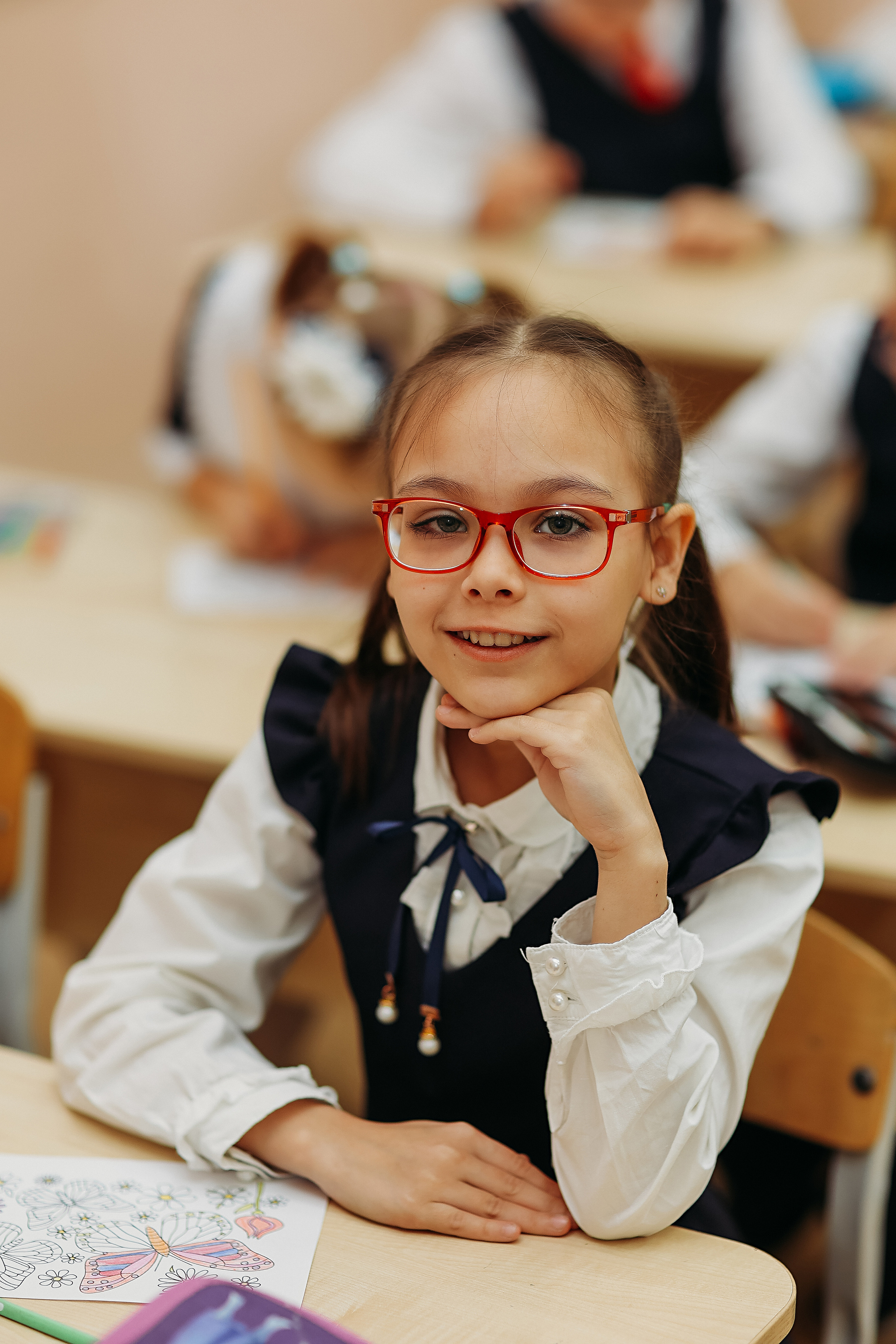 2 класс. Семейный фотограф Тюмень, фотограф на роды Салмина Мария