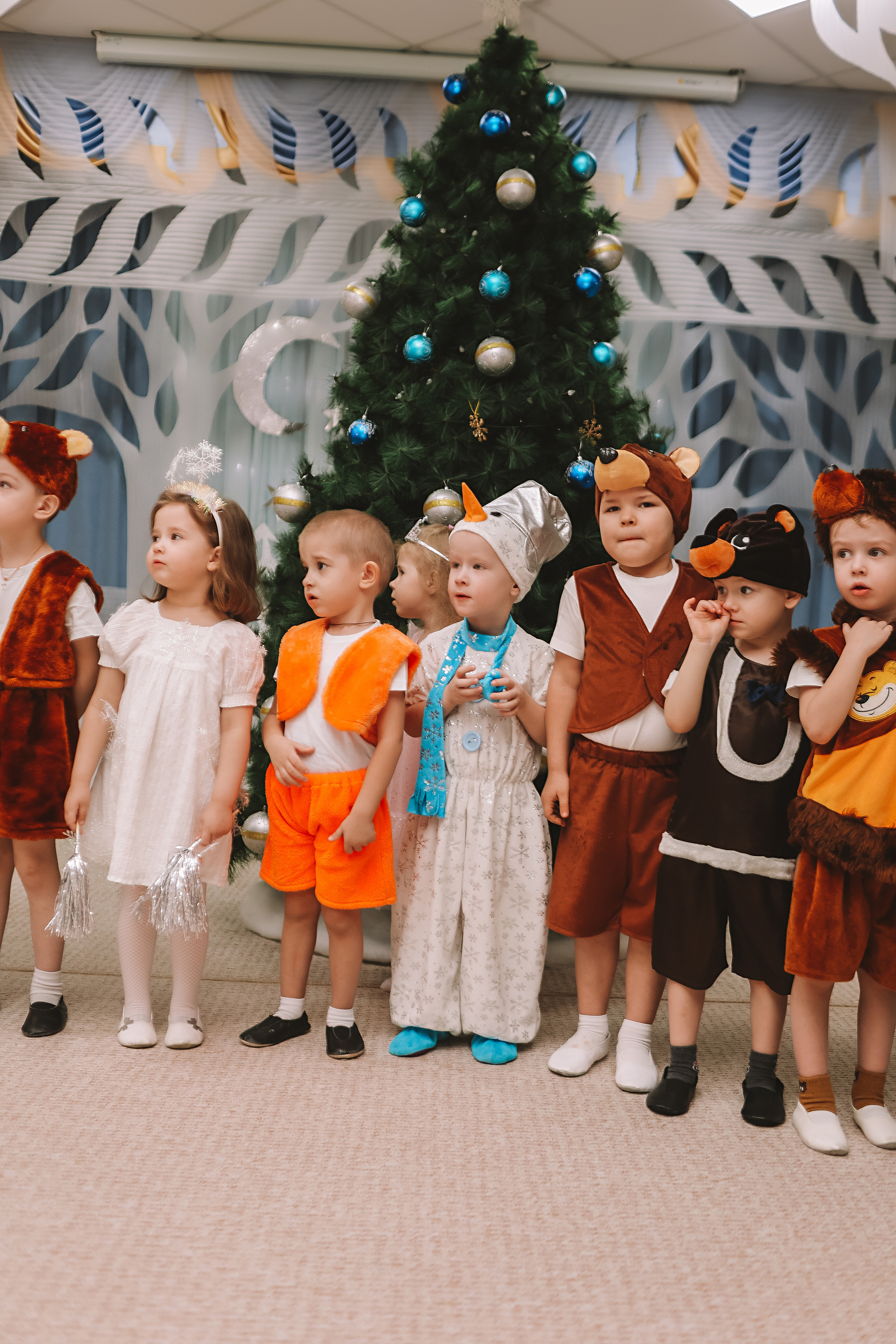 Репортаж новогоднего утренника. Семейный фотограф Тюмень, фотограф на роды Салмина Мария