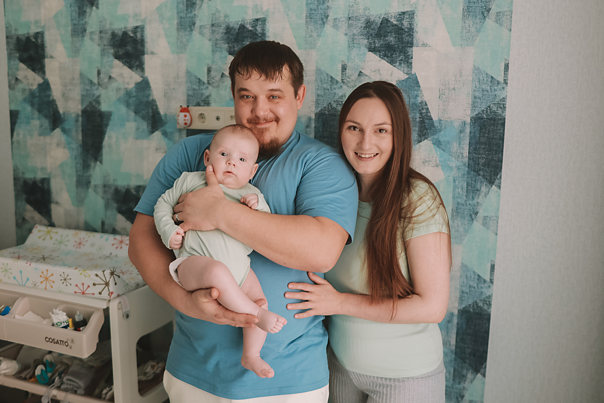 Захар, 3 месяца. Семейный фотограф Тюмень, фотограф на роды Салмина Мария