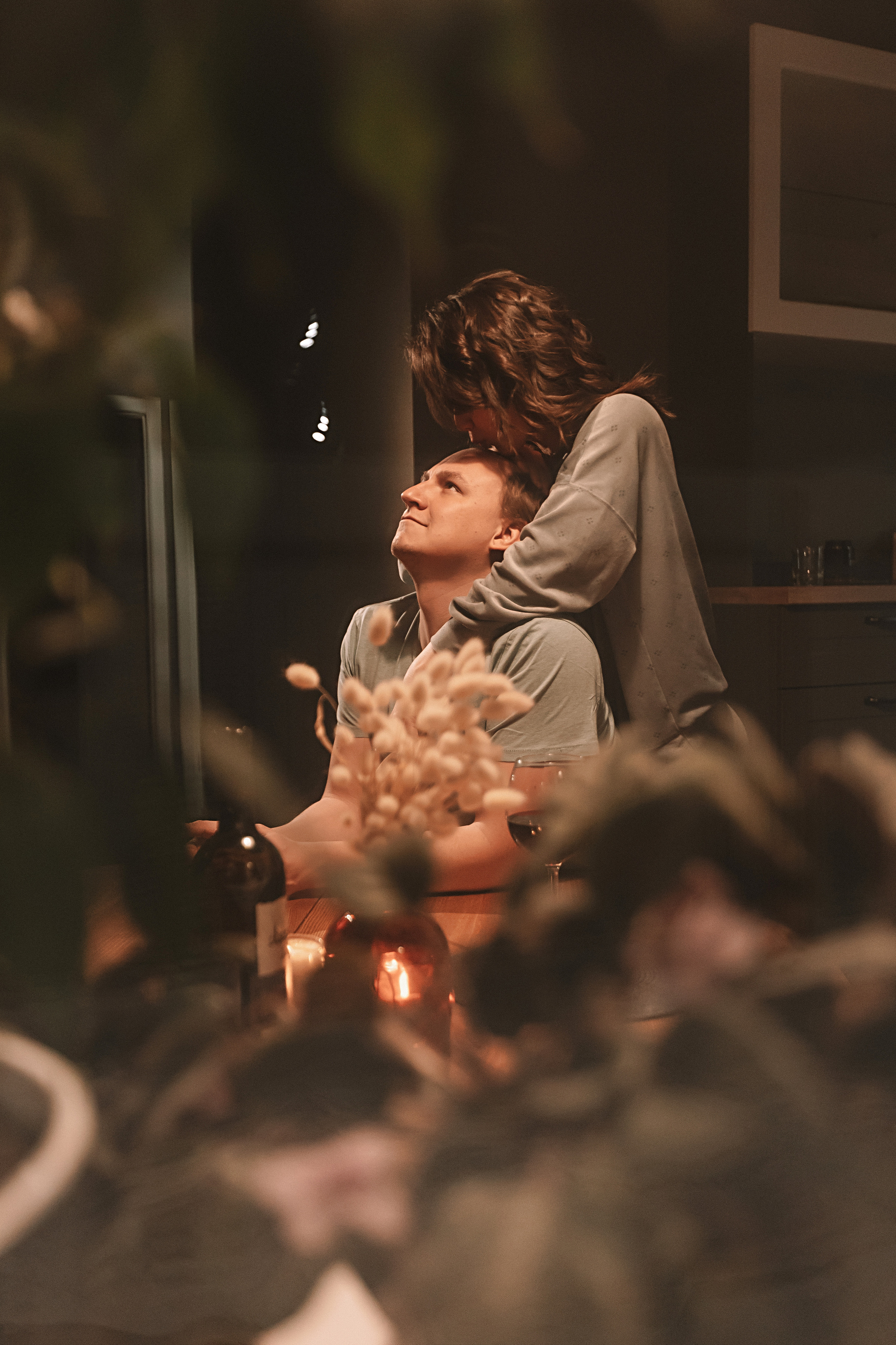 Вечерняя лав стори. Семейный фотограф Тюмень, фотограф на роды Салмина Мария