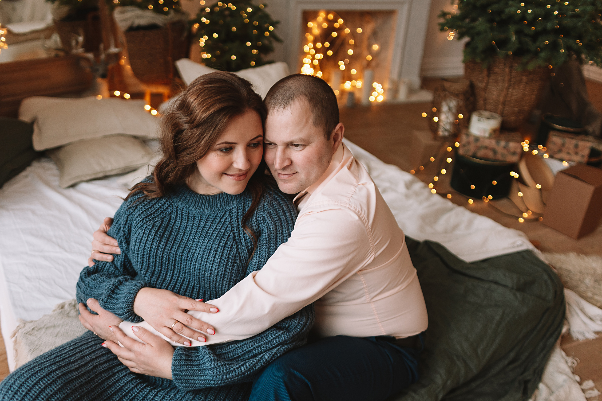 Студия Че (новогодняя). Семейный фотограф Тюмень, фотограф на роды Салмина Мария