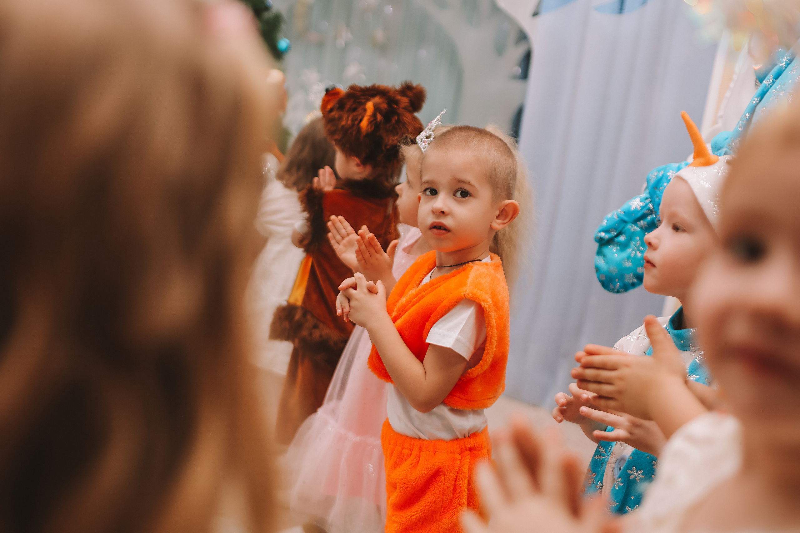 Репортаж новогоднего утренника. Семейный фотограф Тюмень, фотограф на роды Салмина Мария