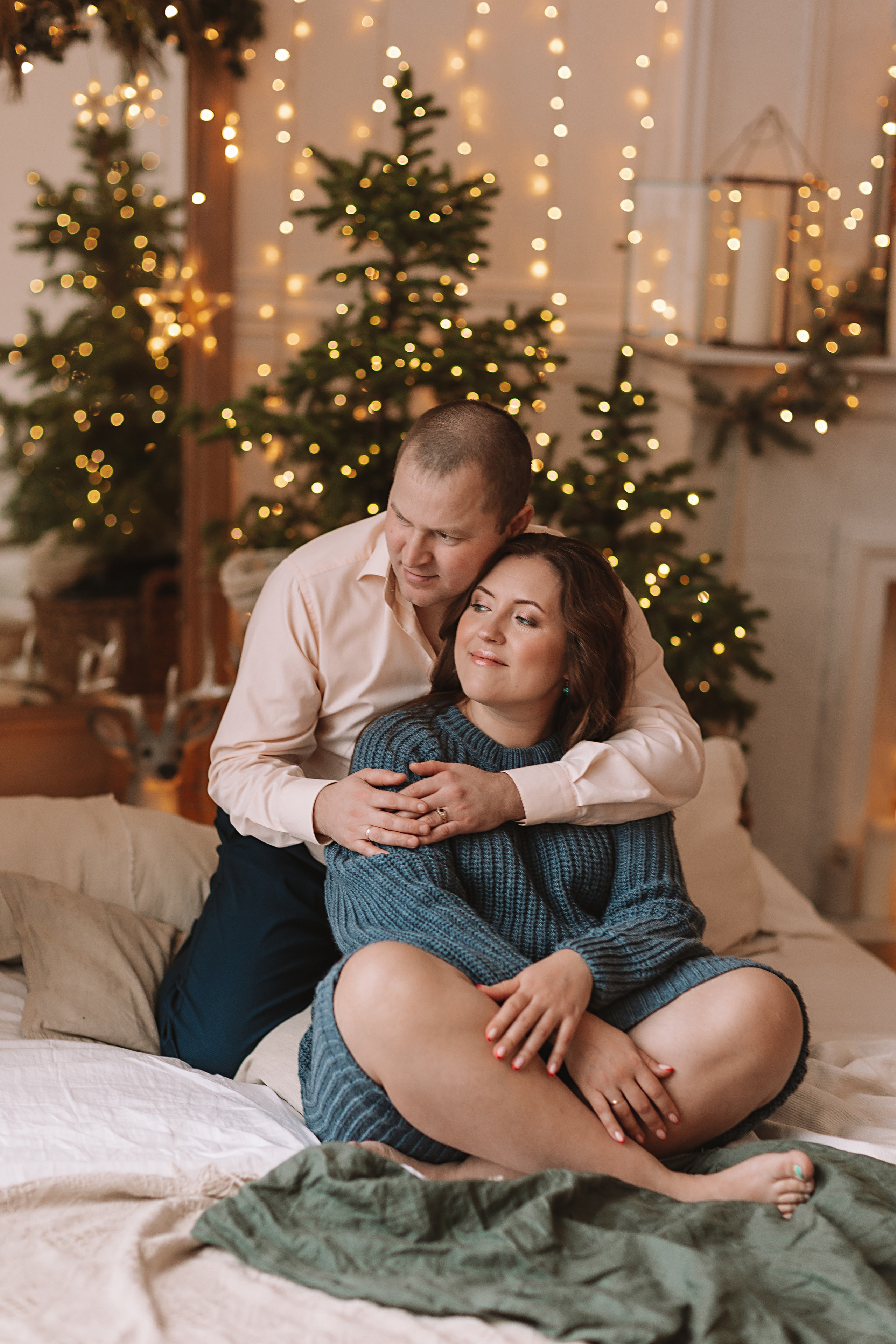 Студия Че (новогодняя). Семейный фотограф Тюмень, фотограф на роды Салмина Мария