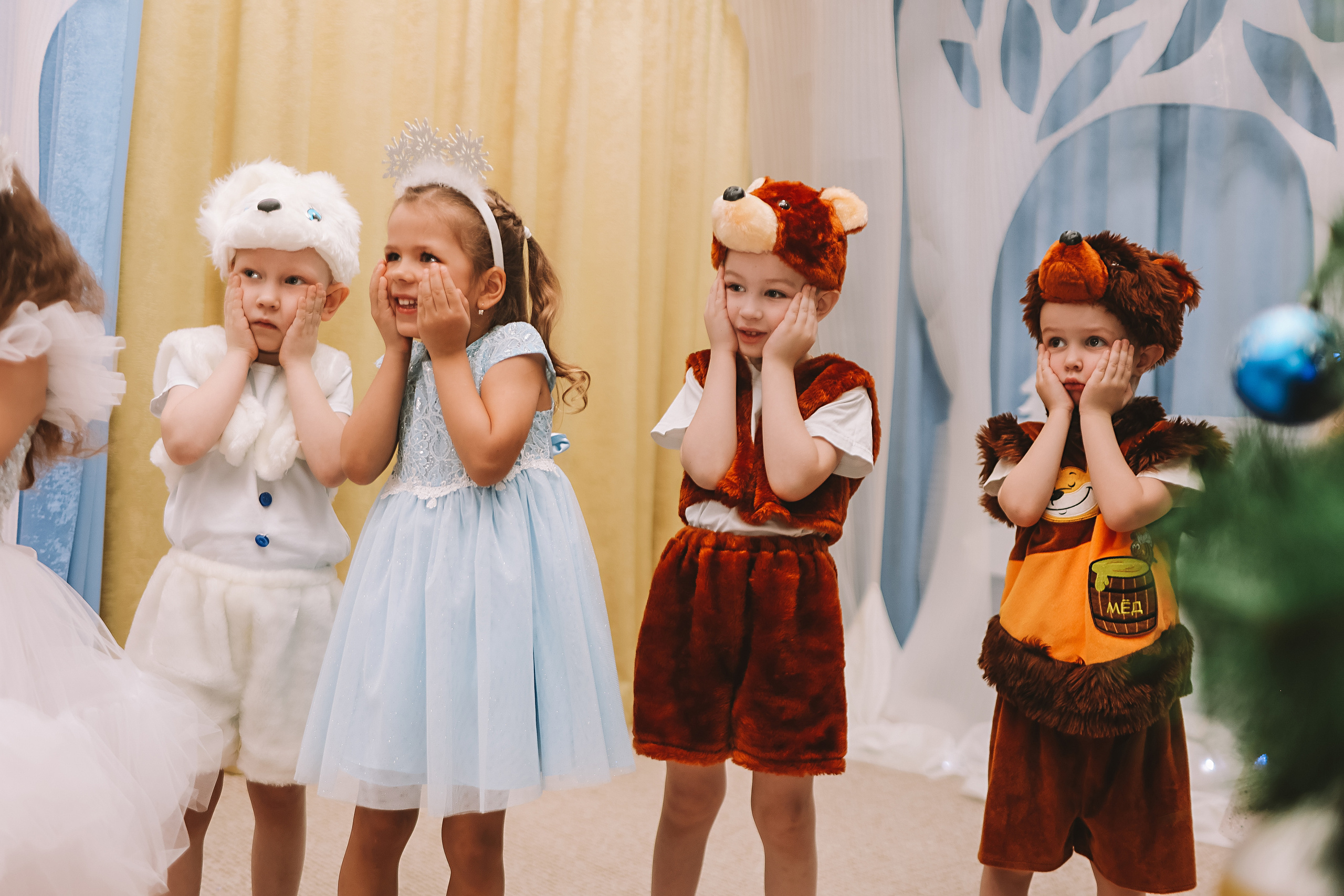 Репортаж новогоднего утренника. Семейный фотограф Тюмень, фотограф на роды Салмина Мария