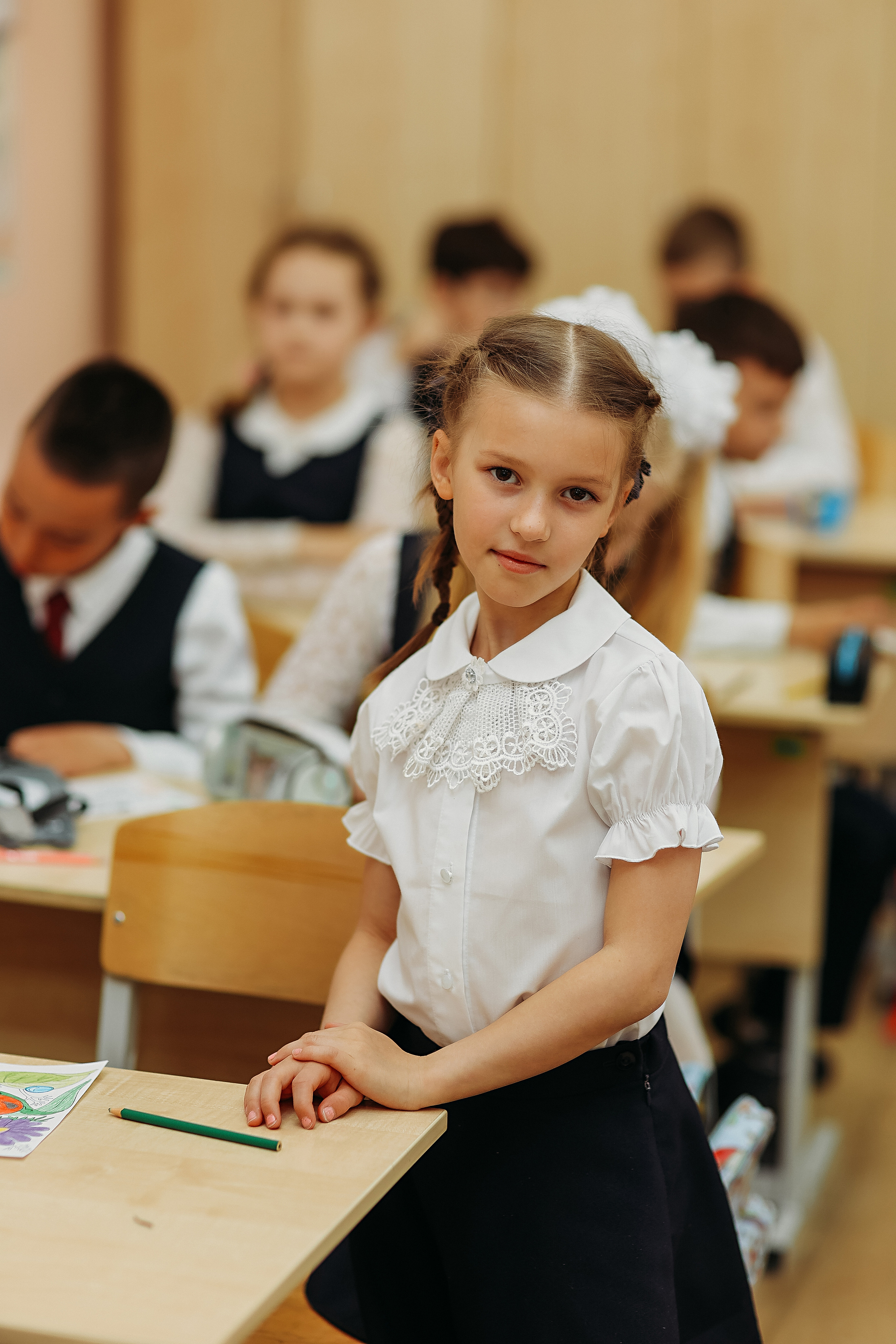 2 класс. Семейный фотограф Тюмень, фотограф на роды Салмина Мария