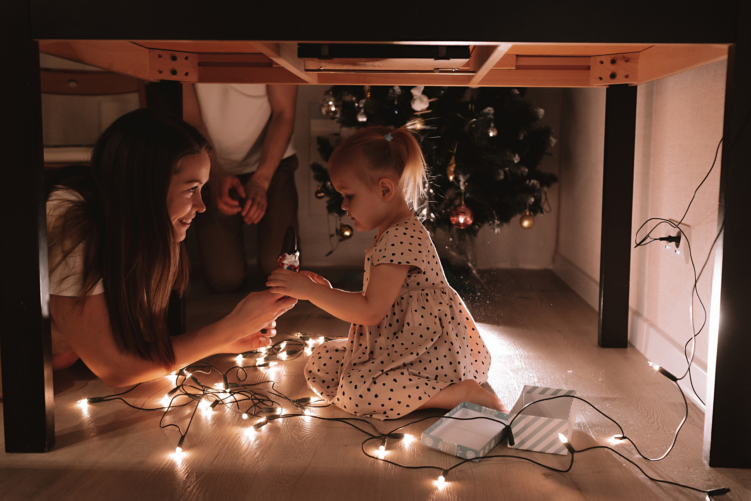 Новогодняя. Семейный фотограф Тюмень, фотограф на роды Салмина Мария
