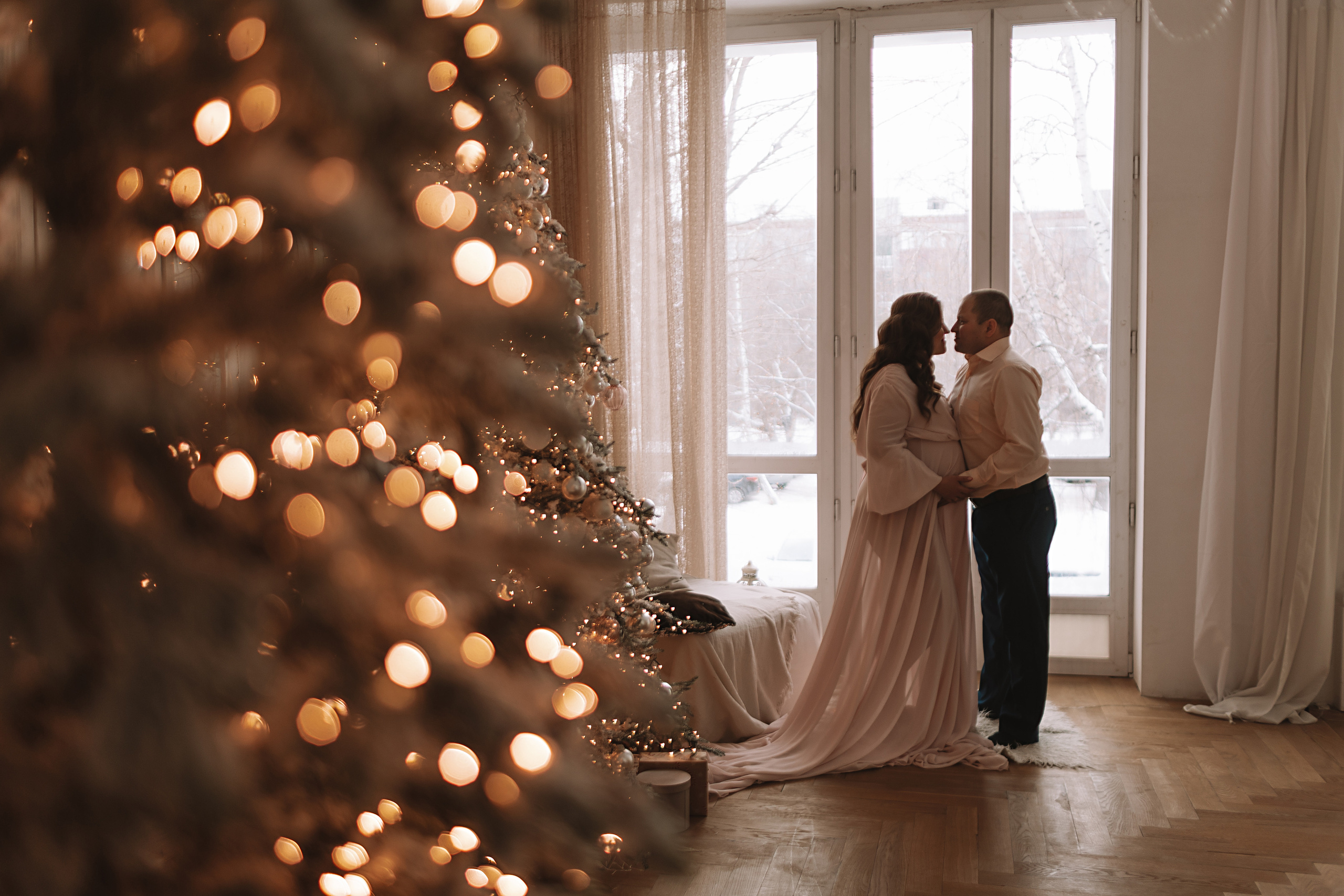 Студия Че (новогодняя). Семейный фотограф Тюмень, фотограф на роды Салмина Мария