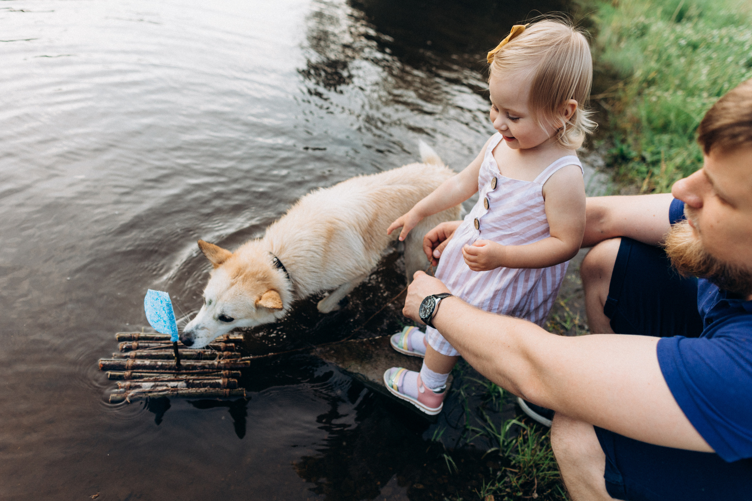Закатная прогулка Вики Димы и Ульяны. Семейный фотограф в Краснодаре Анна Пасик