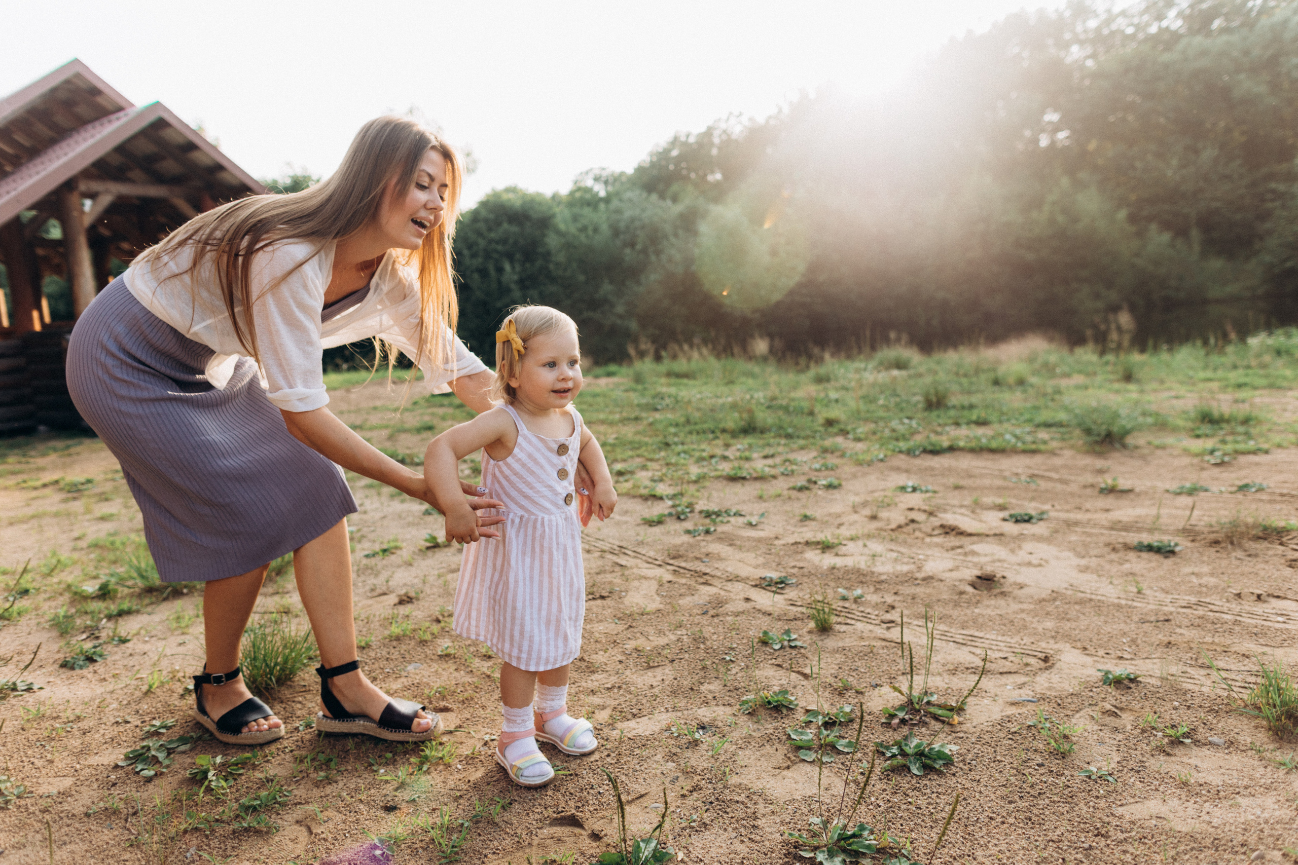 Закатная прогулка Вики Димы и Ульяны. Семейный фотограф в Краснодаре Анна Пасик