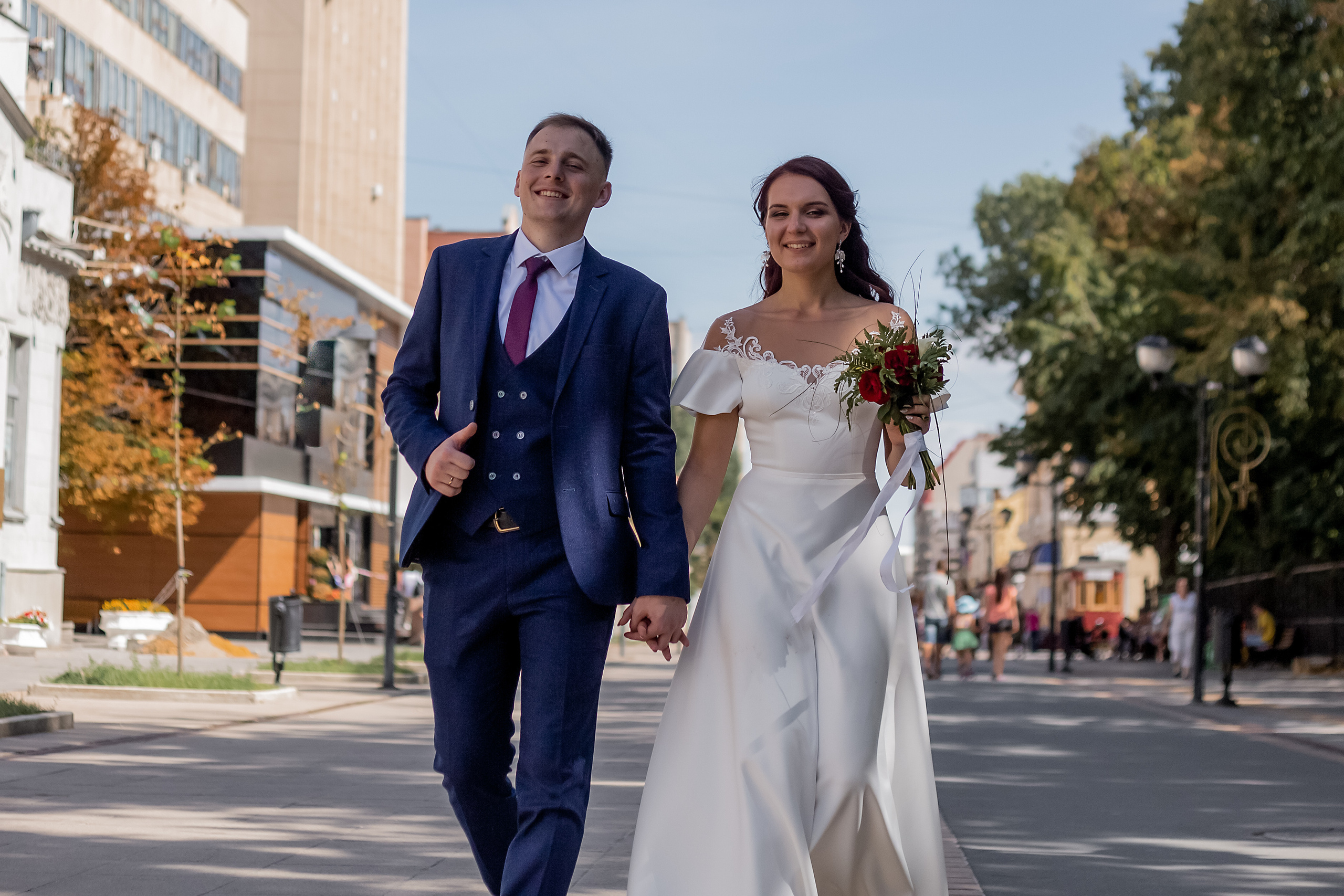 Свадебная фото прогулка. Фотограф Софья Васильковская