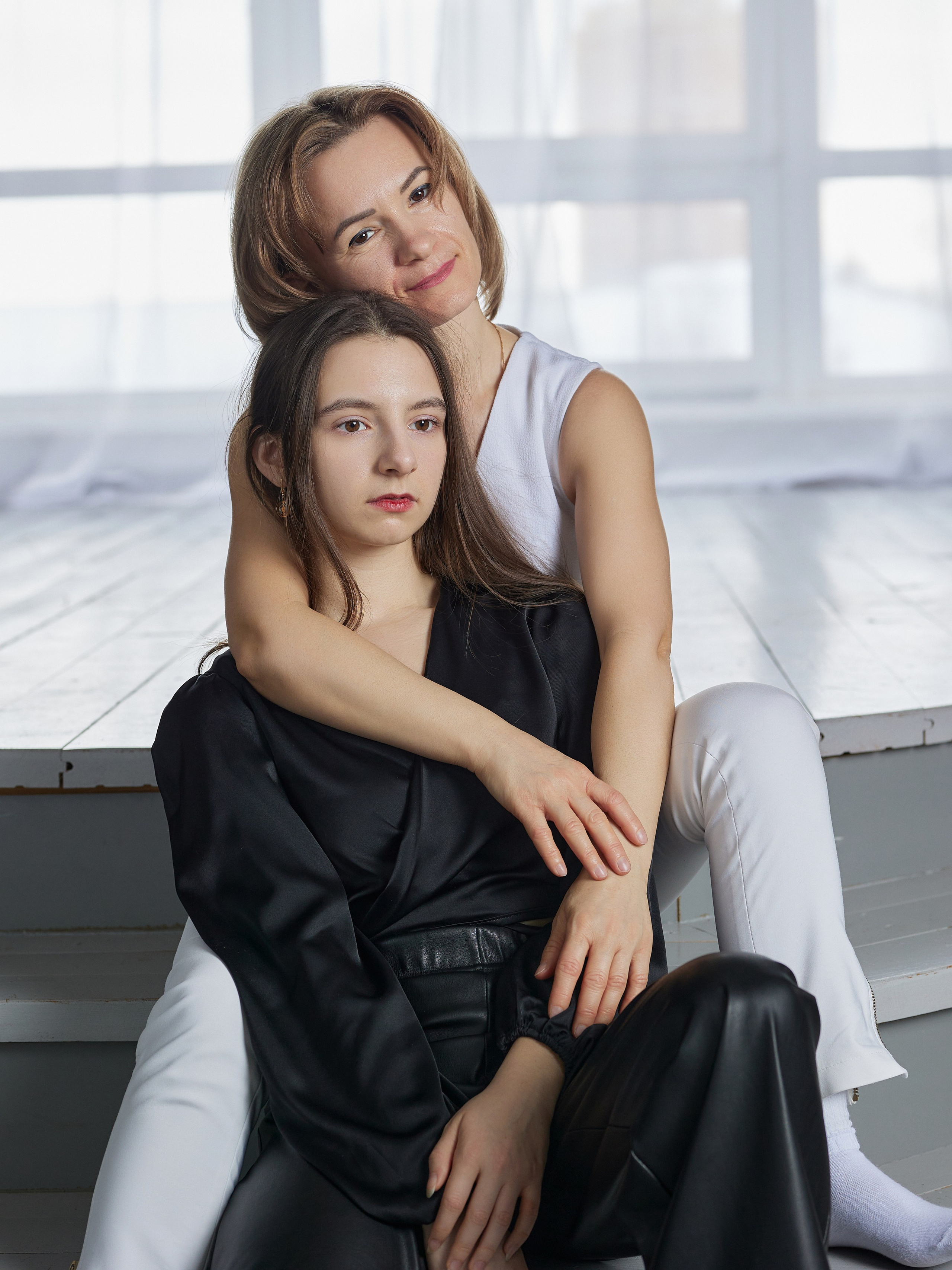 Настя и мама Елена