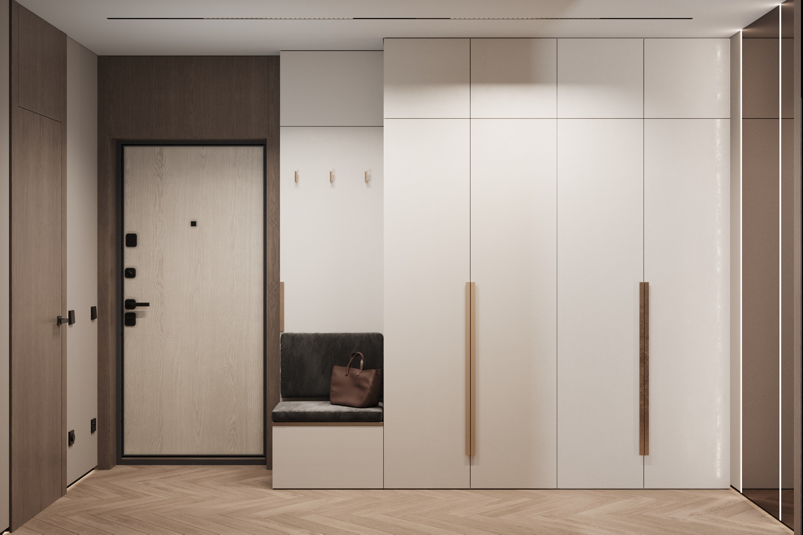 Квартира 55 м² г. Иркутск. ПРОЕКТИРОВАНИЕ ИНТЕРЬЕРОВ И АРХИТЕКТУРНЫХ РЕШЕНИЙ В СТУДИИ SHELOFAST DESIGN