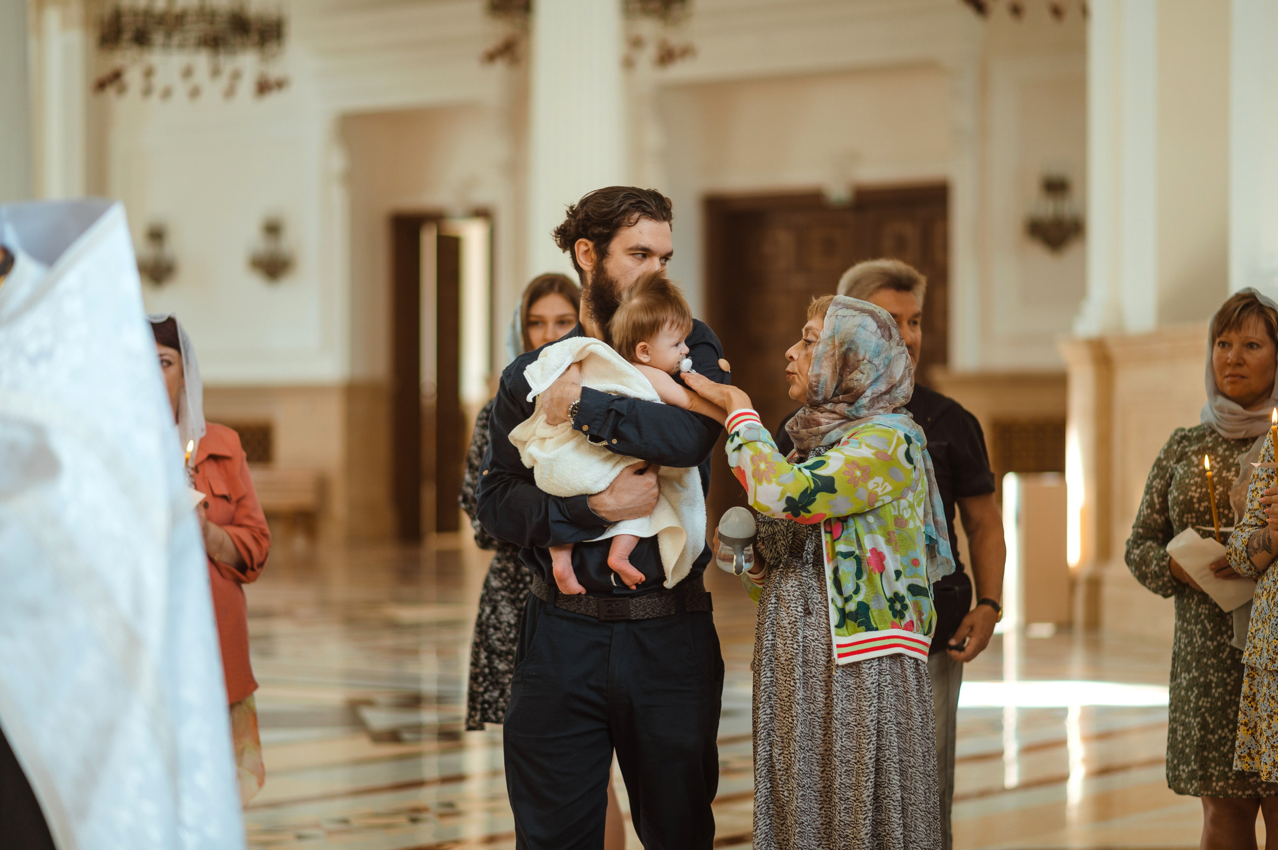 Крещение Сони. Спасский кафедральный собор. Свадебный и семейный Фотограф в Пензе Татьяна Лапоногова