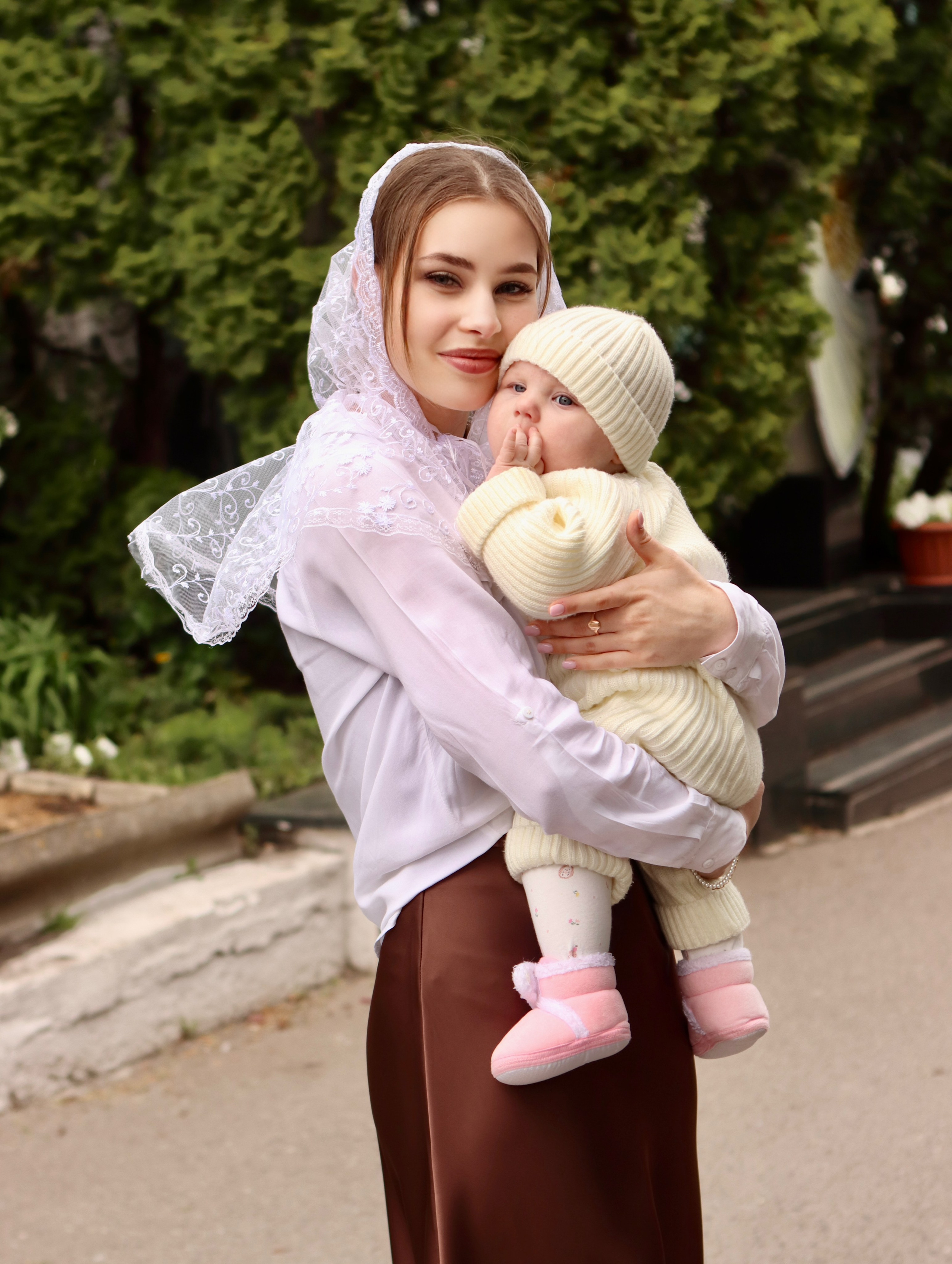 Анастасия и Вадим — крещение Виктории. Фотограф в Курске Смирнов Евгений