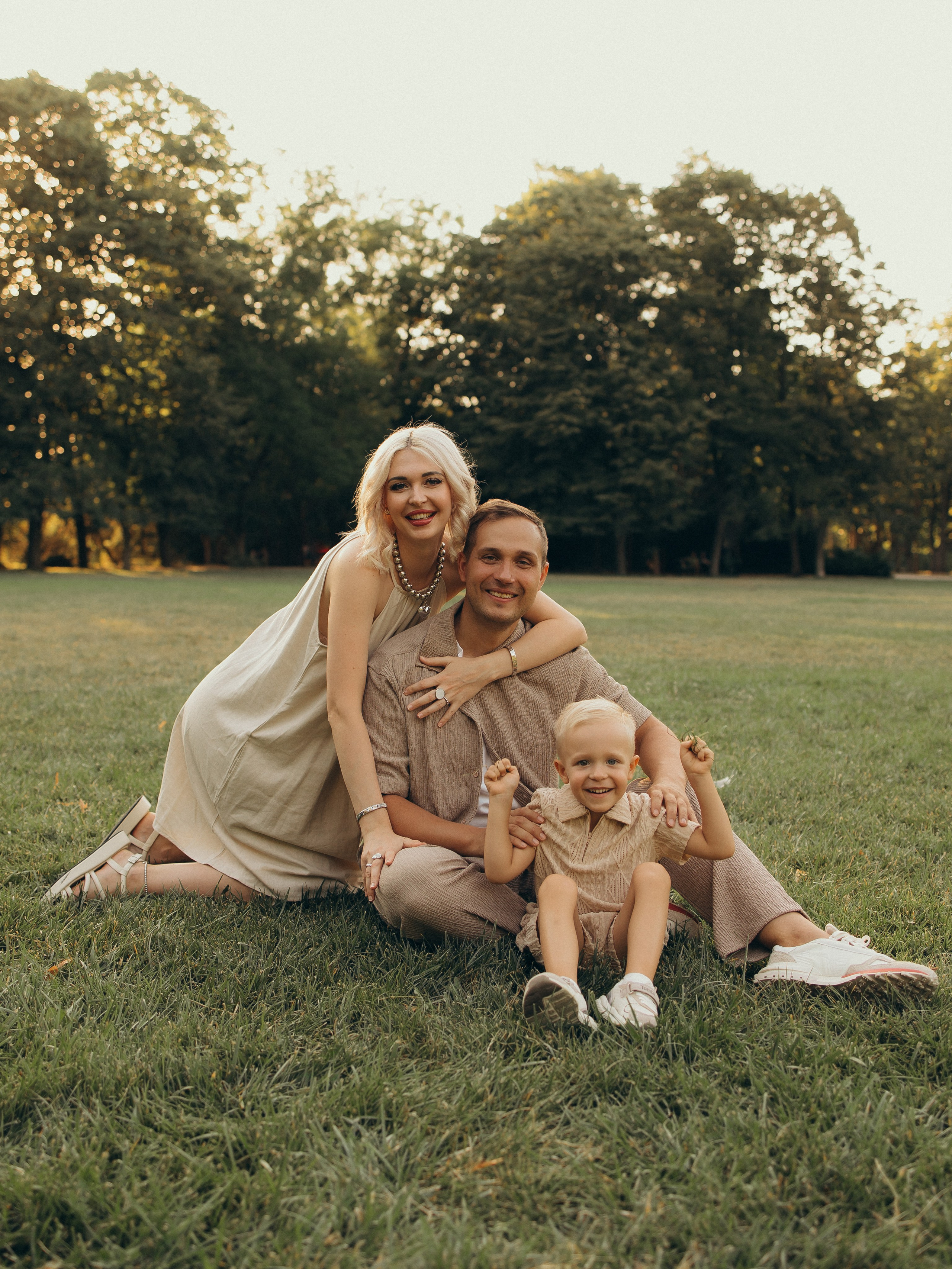 Андрей, Настя и Лев — дендрарий. Семейный фотограф в Краснодаре Храмова Анна