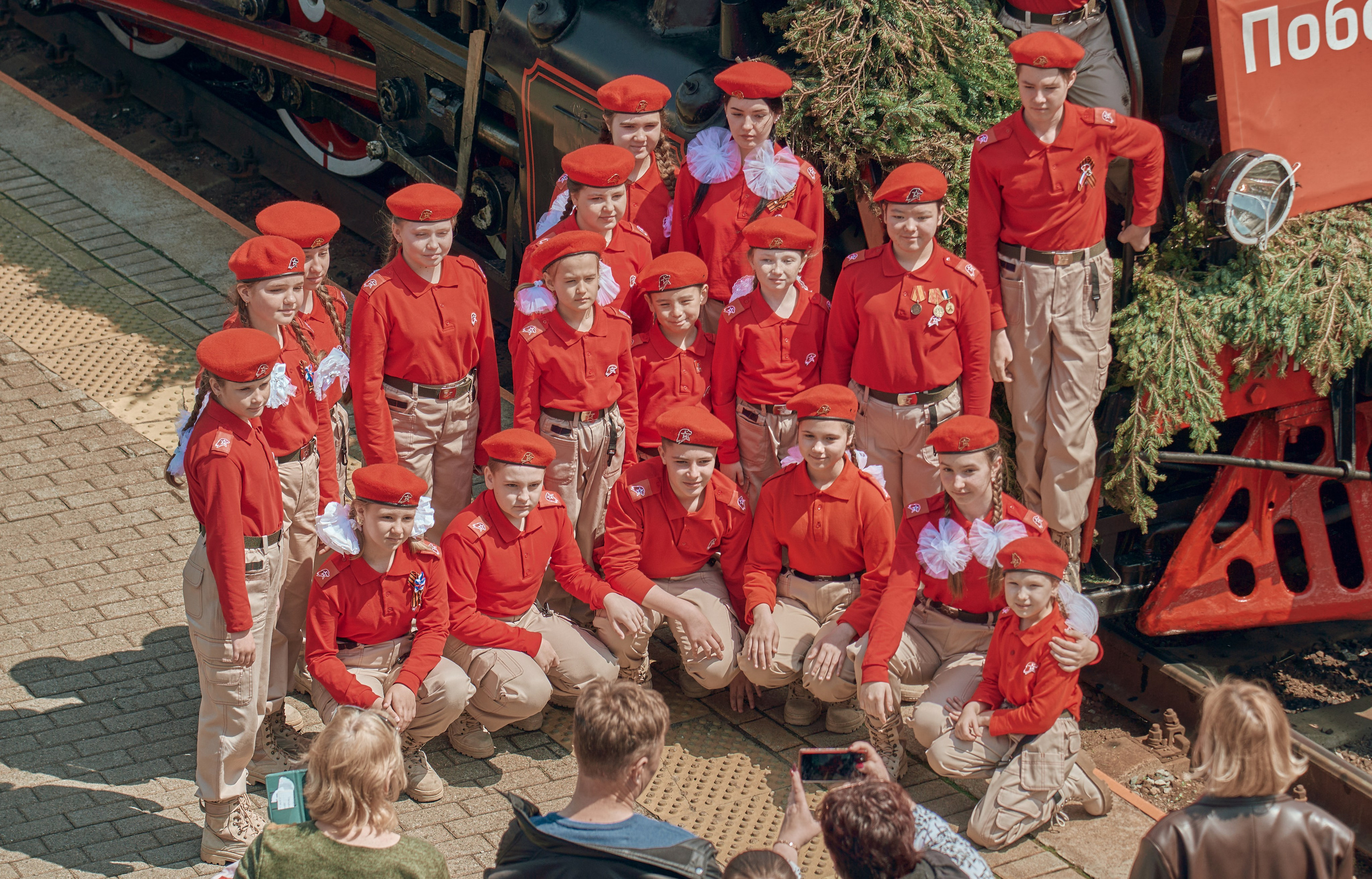 Поезд Победы!. Фотограф во Владивостоке