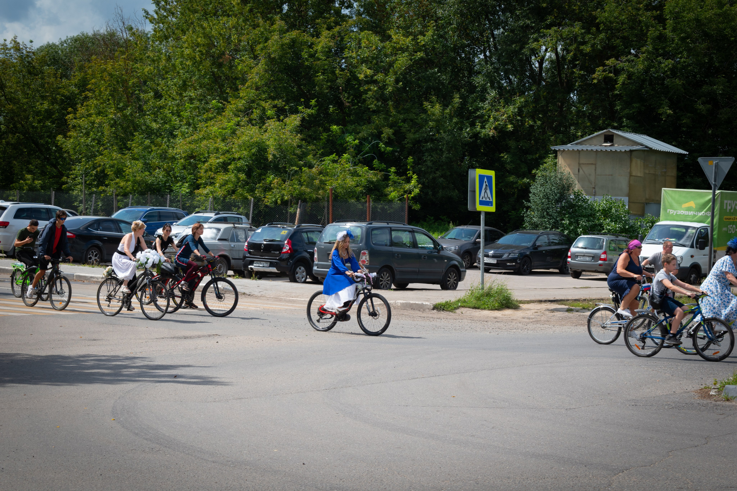 «Леди на велосипеде» — велопробег по г. Жуковскому 2025. Репортажный фотограф Сыбер Мартти