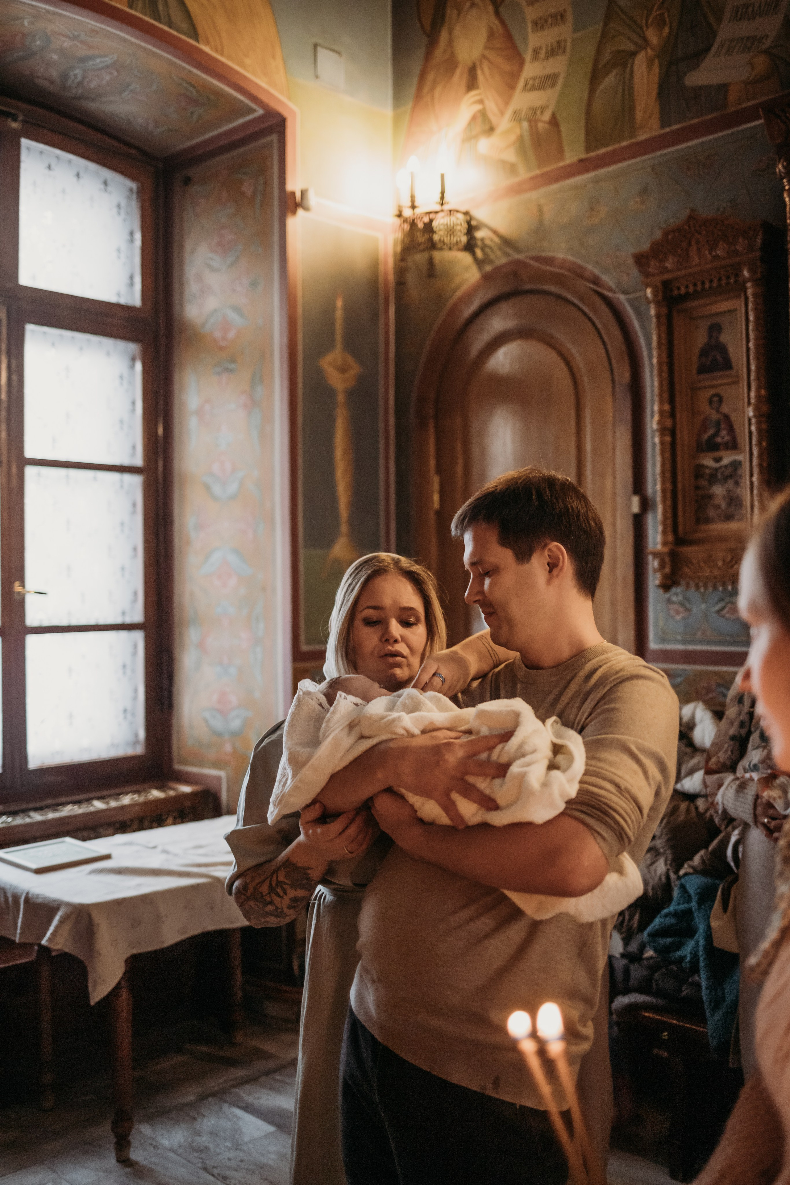 Крещение Тимофея. Семейный и детский фотограф в Москве Александра Нараевская