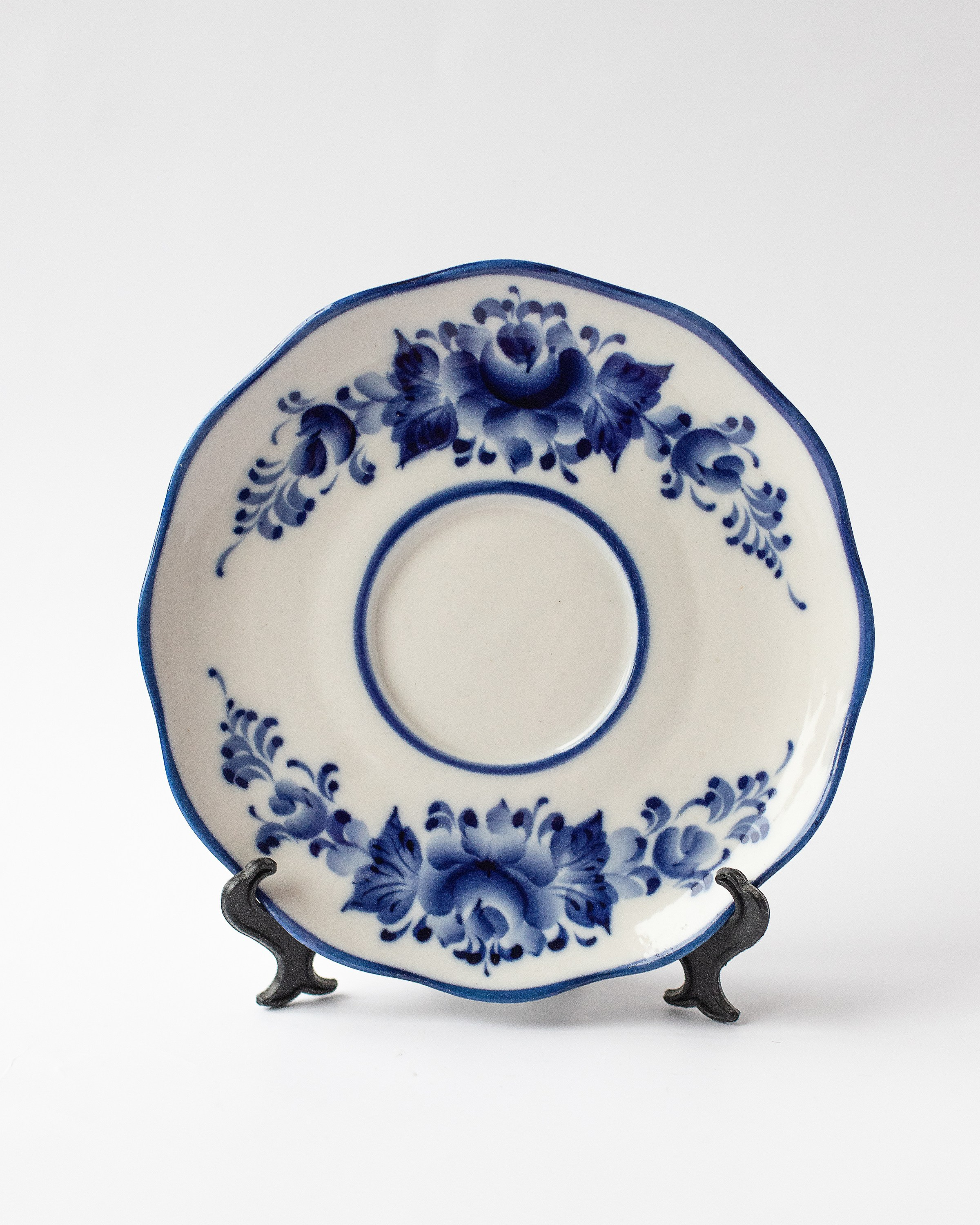 Предметная съемка: чайная пара «Гжель». Фотограф в Москве и Московской области Ольга Дробышева