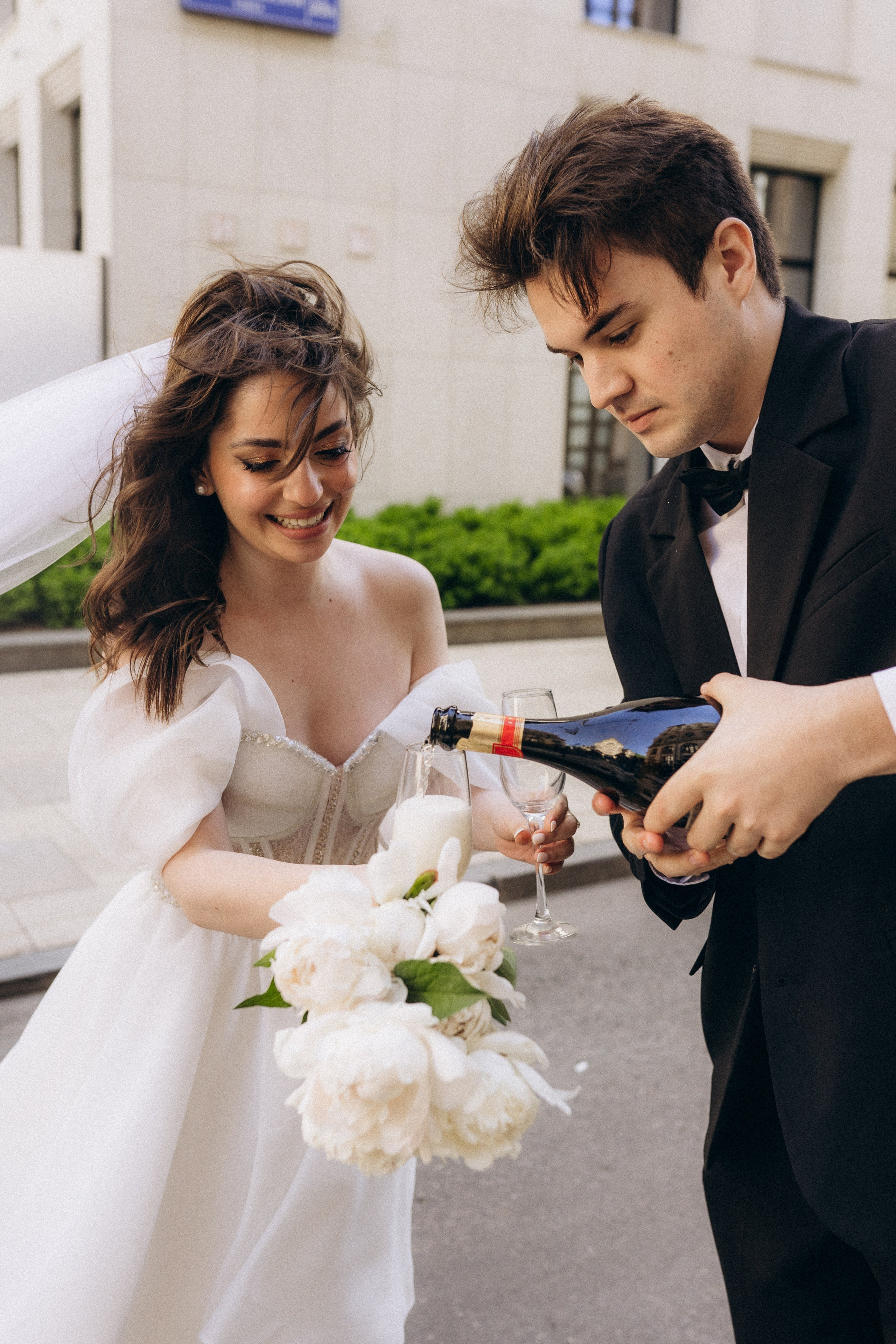 Свадебная фотопрогулка в Москве по центру города. Свадебный фотограф в Москве Анна Полушина