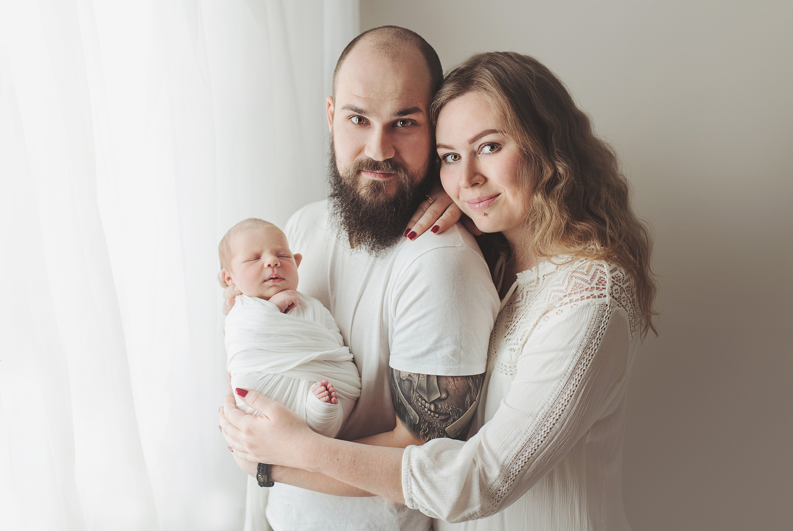 С родителями. Фотограф беременности, новорожденных Москва. годики под ключ