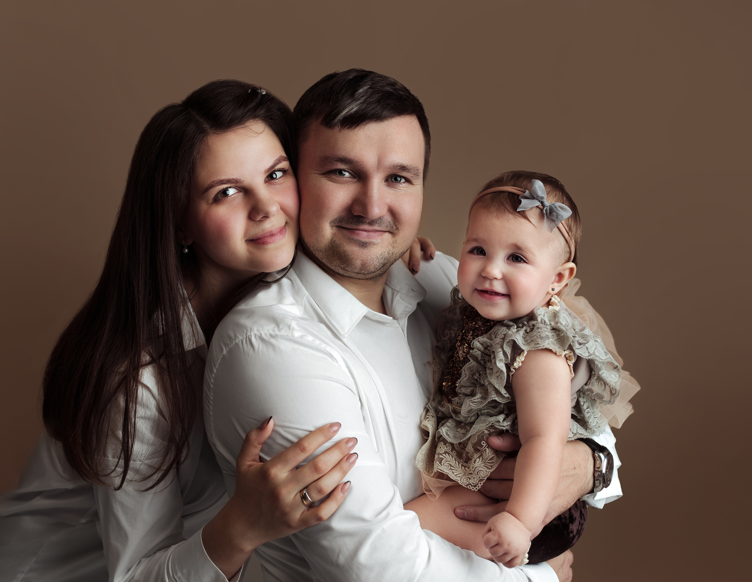 С родителями. Фотограф беременности, новорожденных Москва. годики под ключ