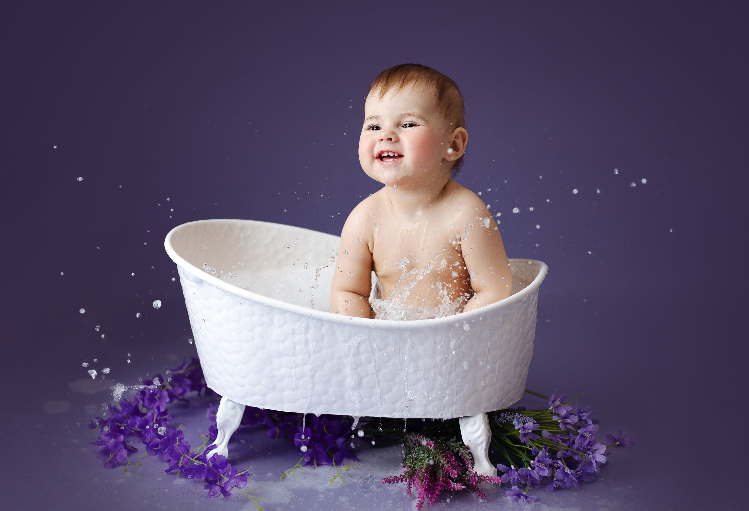 Ванночки. Фотограф беременности, новорожденных Москва. годики под ключ