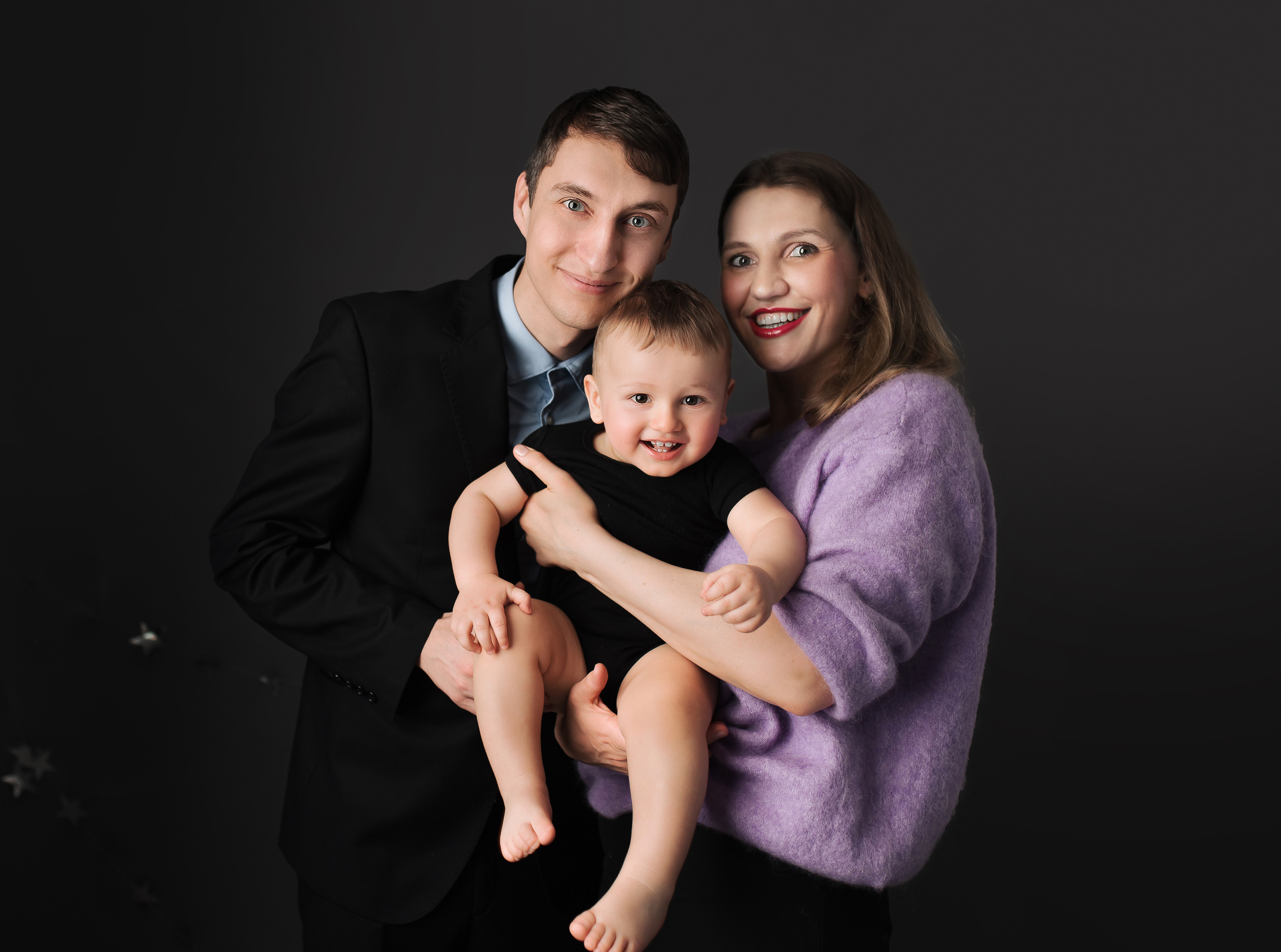 С родителями. Фотограф беременности, новорожденных Москва. годики под ключ