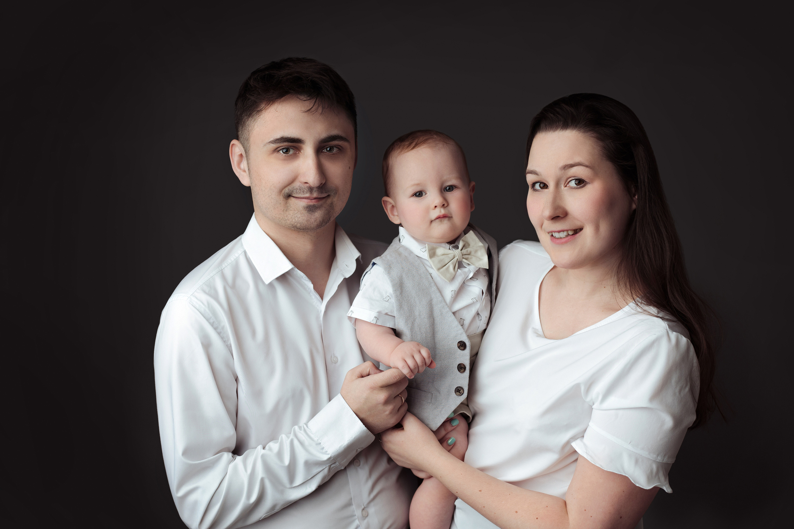 С родителями. Фотограф беременности, новорожденных Москва. годики под ключ